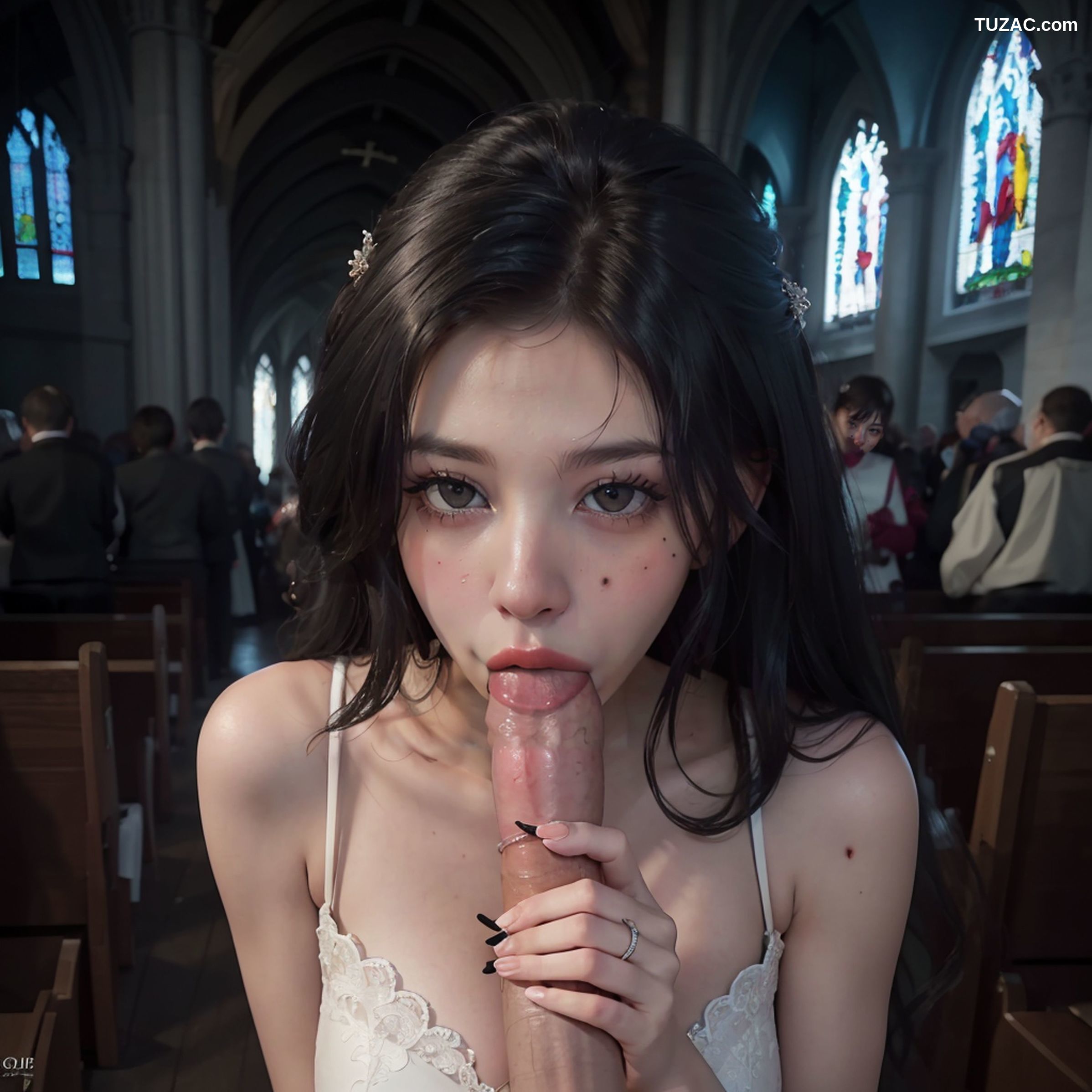 AI美女-教堂淫乱婚礼-Wedding-口交篇-18禁