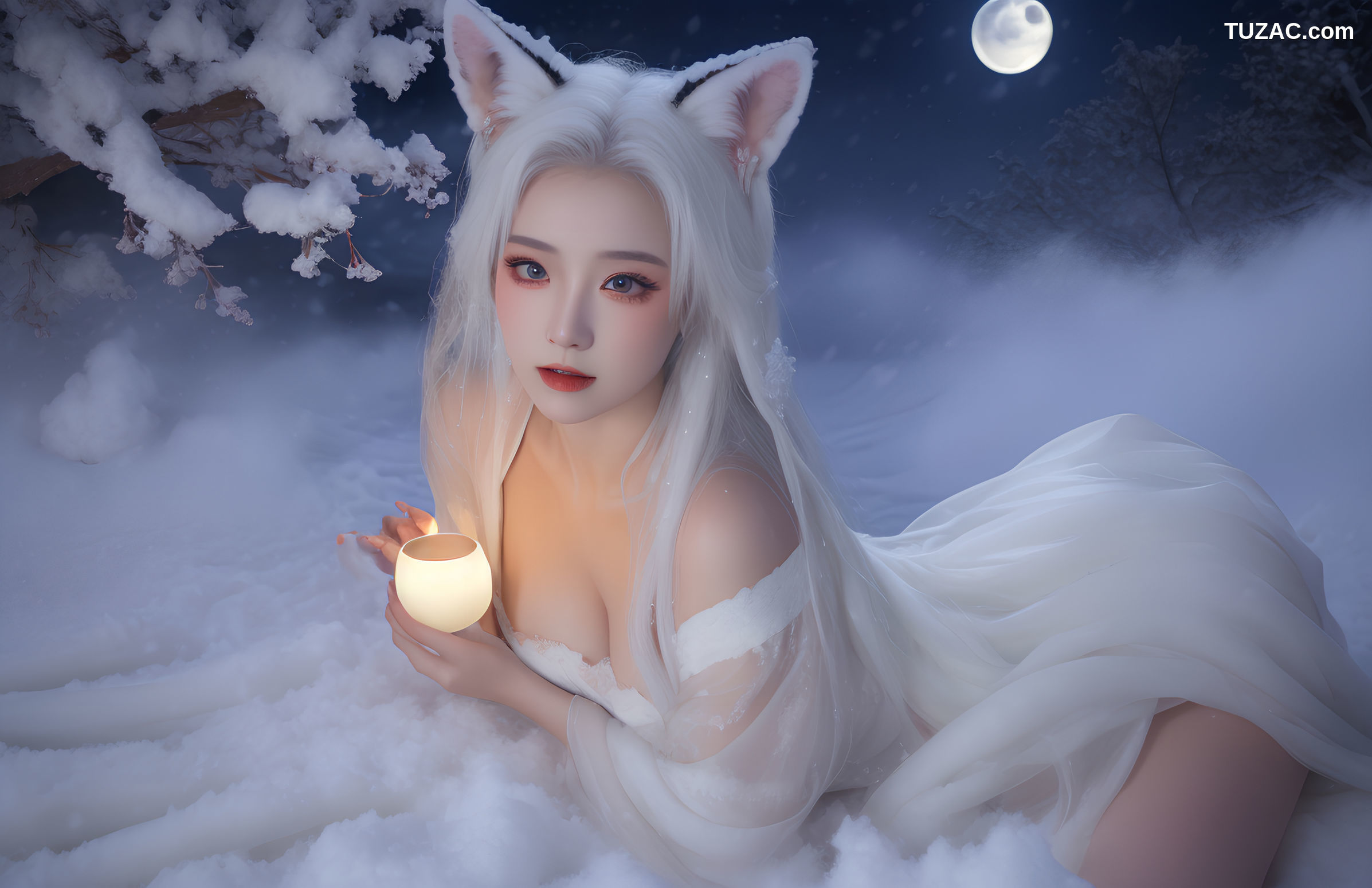 AI美女-狐精