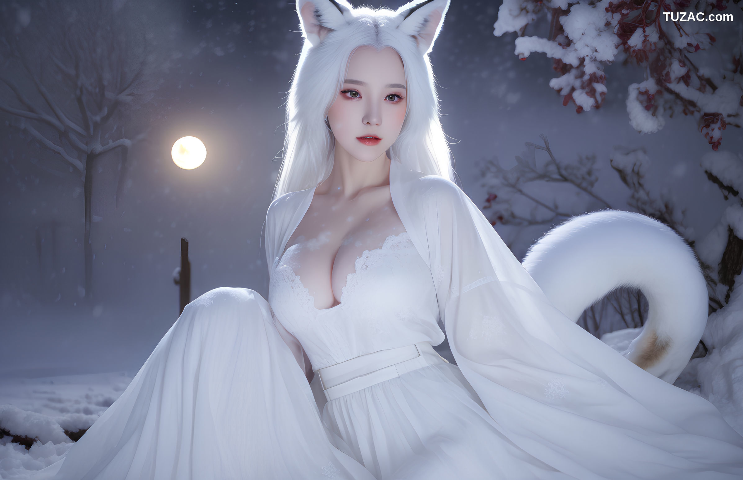 AI美女-狐精