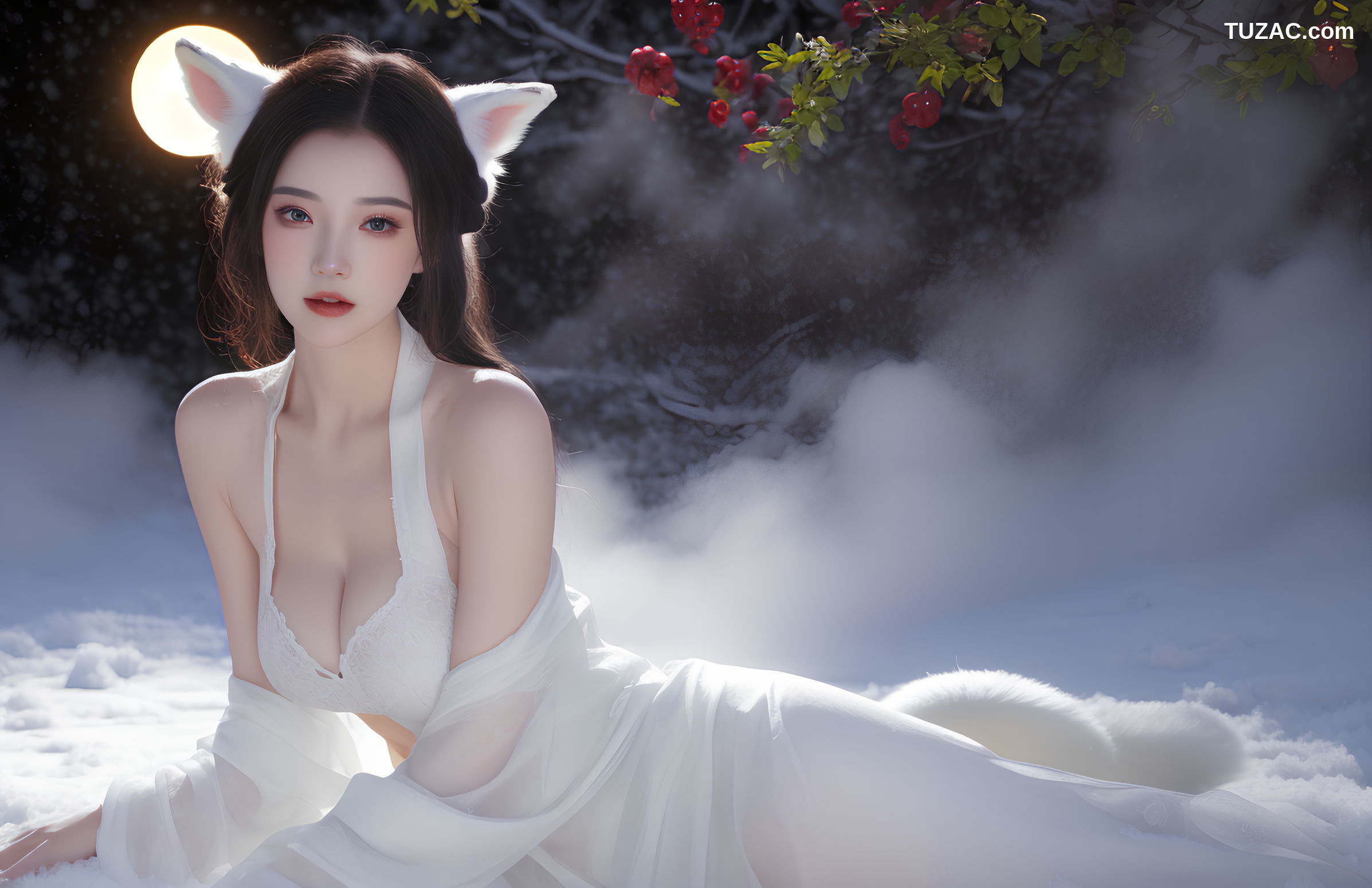AI美女-狐精