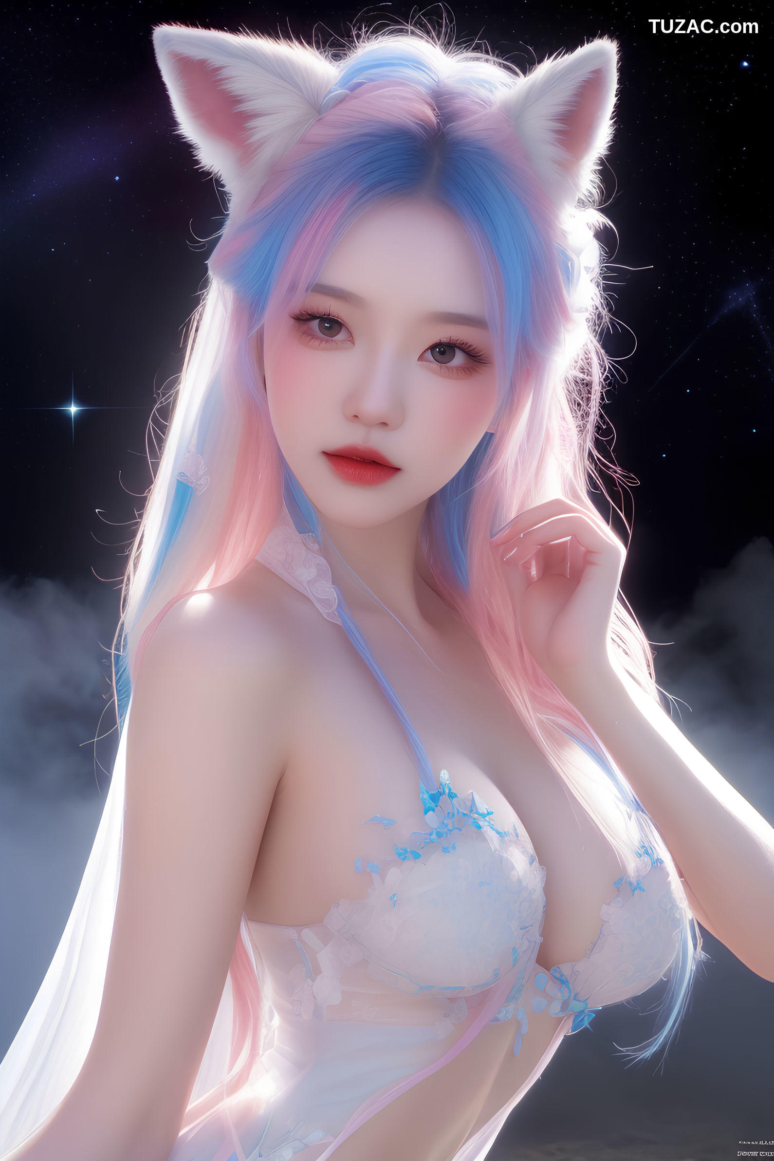 AI美女-狐精