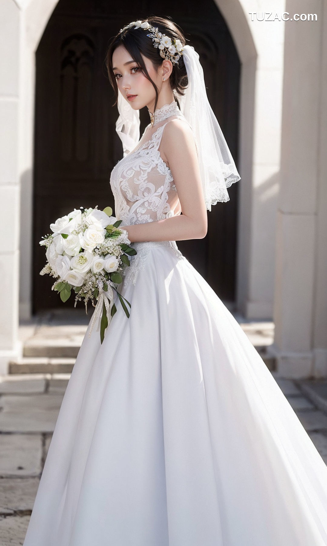 AI美女-白色婚纱-纯净版