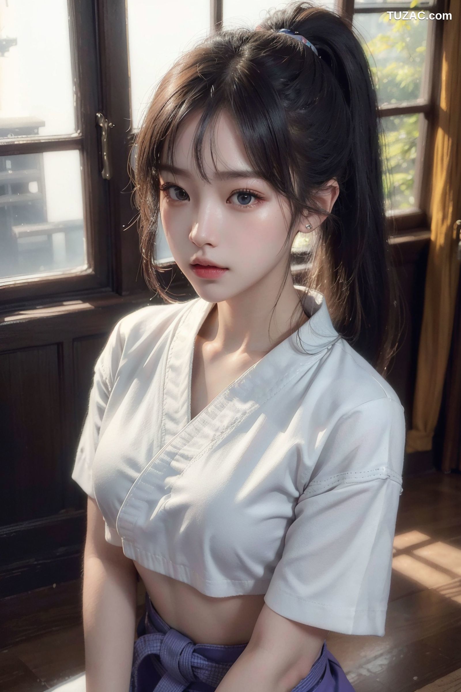 AI美女-空手道女孩-Karate-Girl-蓝衣黑衣篇-18禁