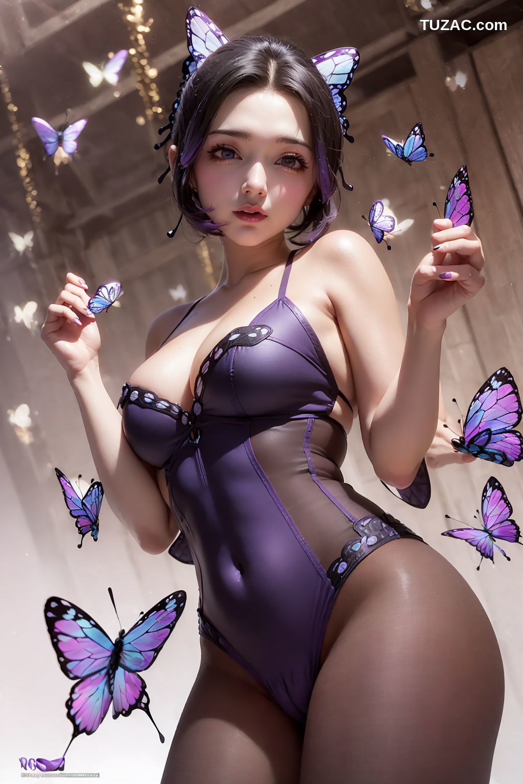 AI美女-蝴蝶女孩-Butterfly-Girl-18禁