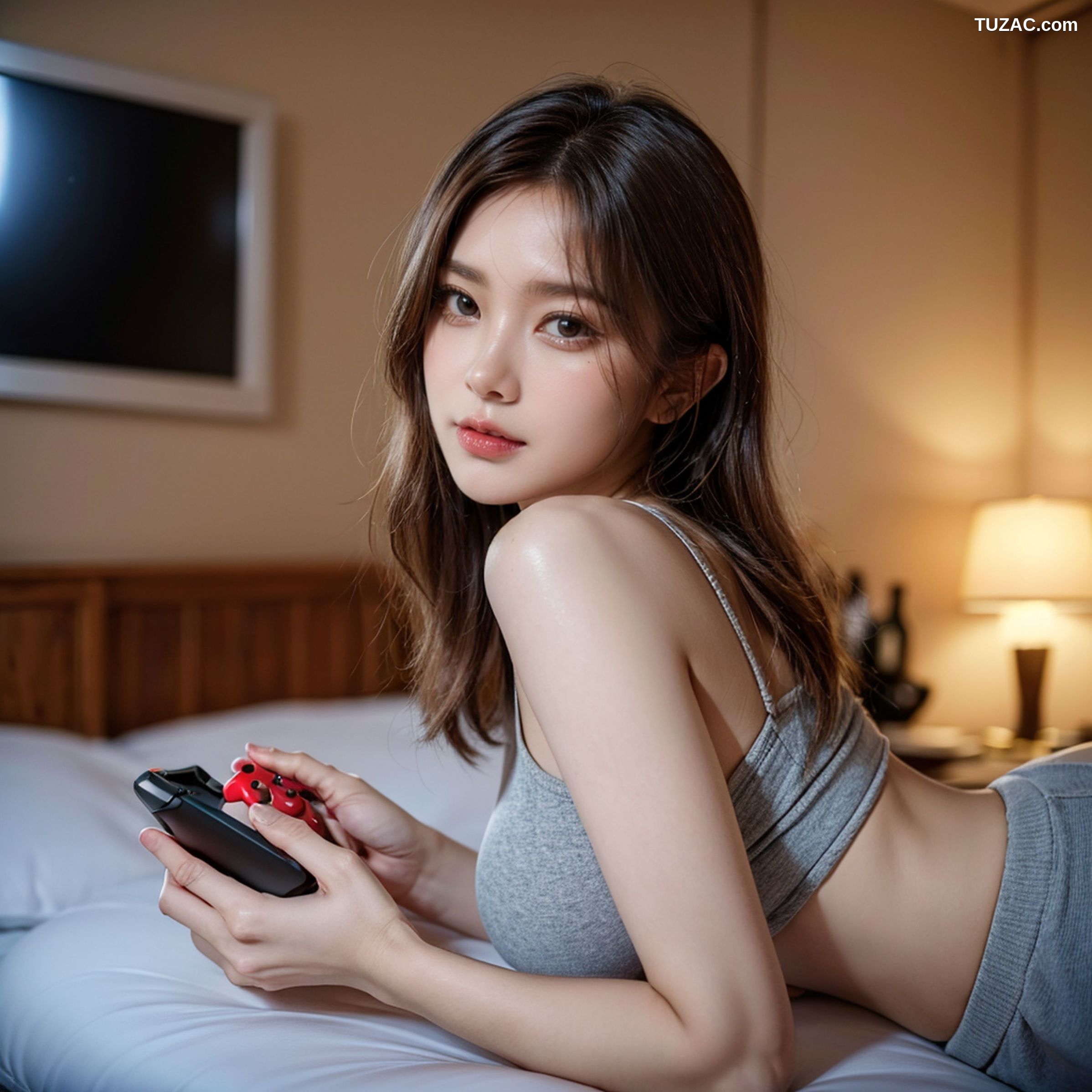 AI美女-超写实-18禁-电玩女友