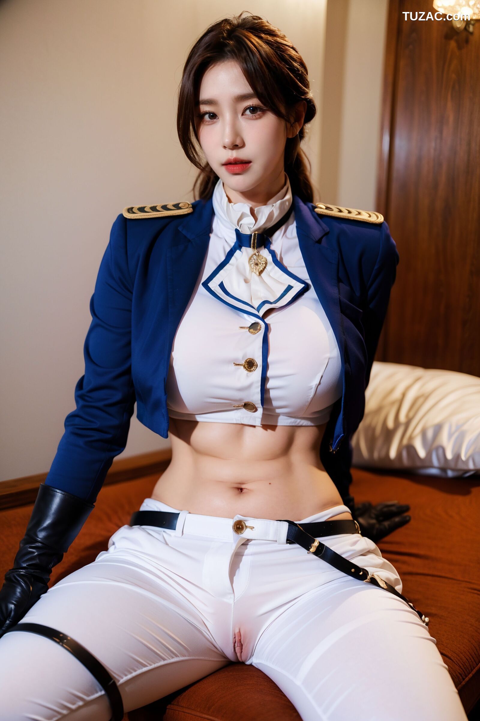 AI美女-超写实-女军官-18禁