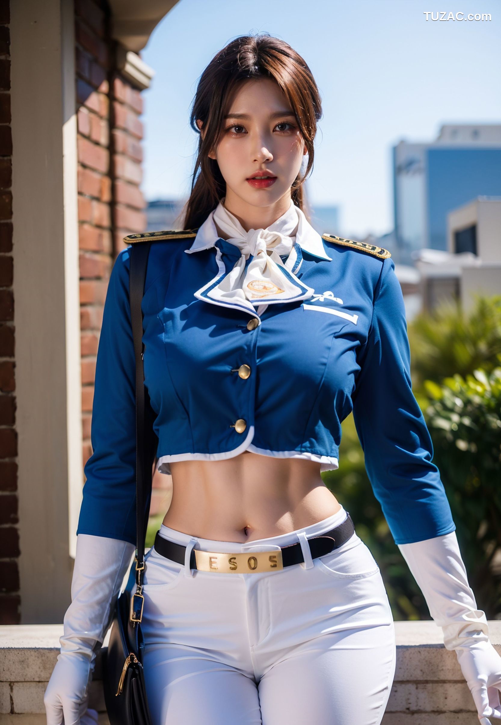 AI美女-超写实-飒爽女兵