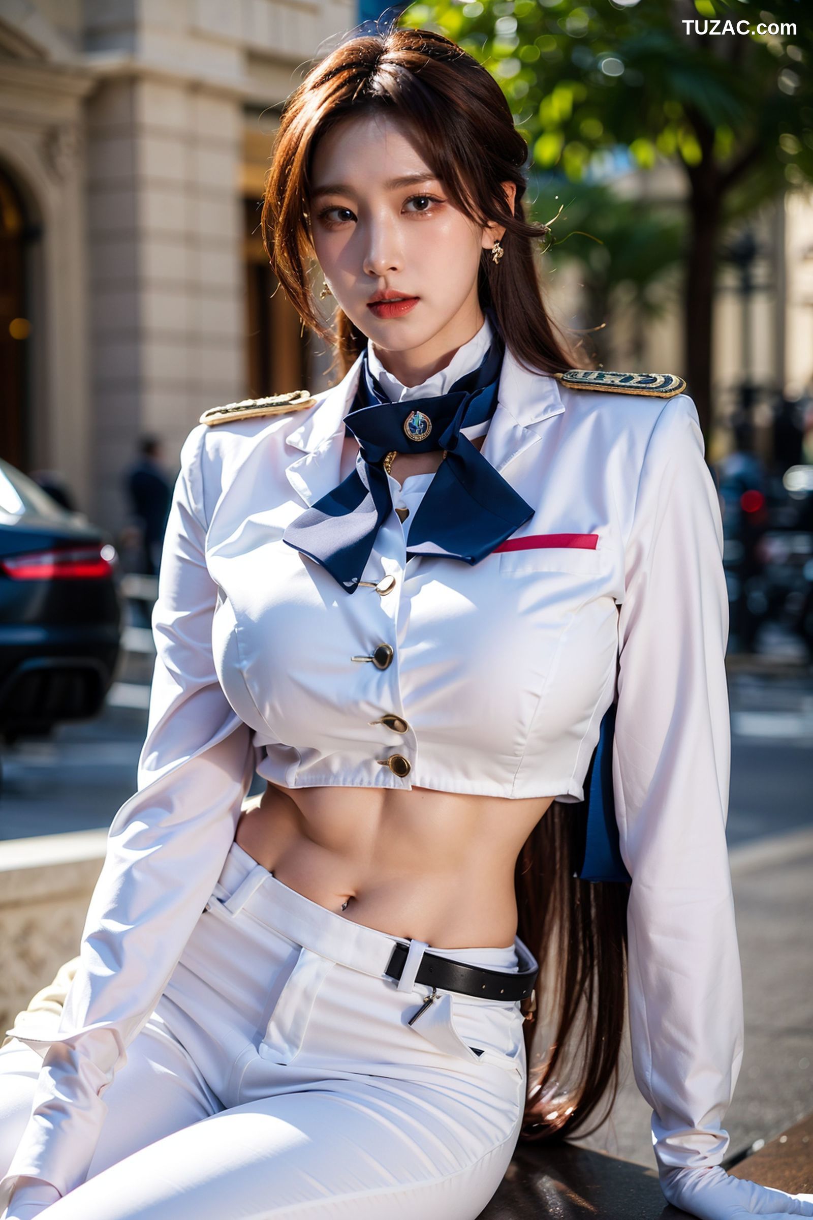 AI美女-超写实-飒爽女兵