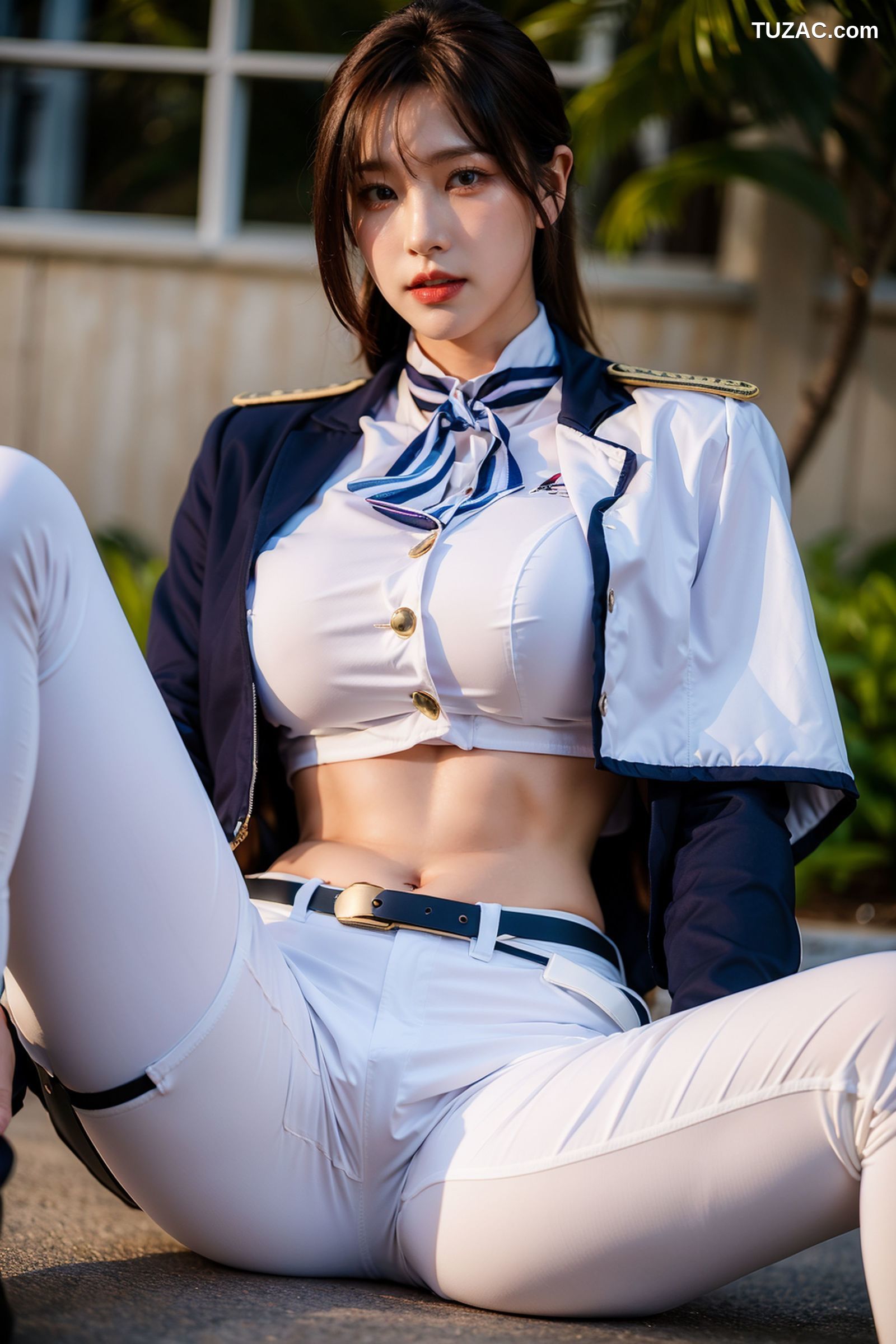 AI美女-超写实-飒爽女兵