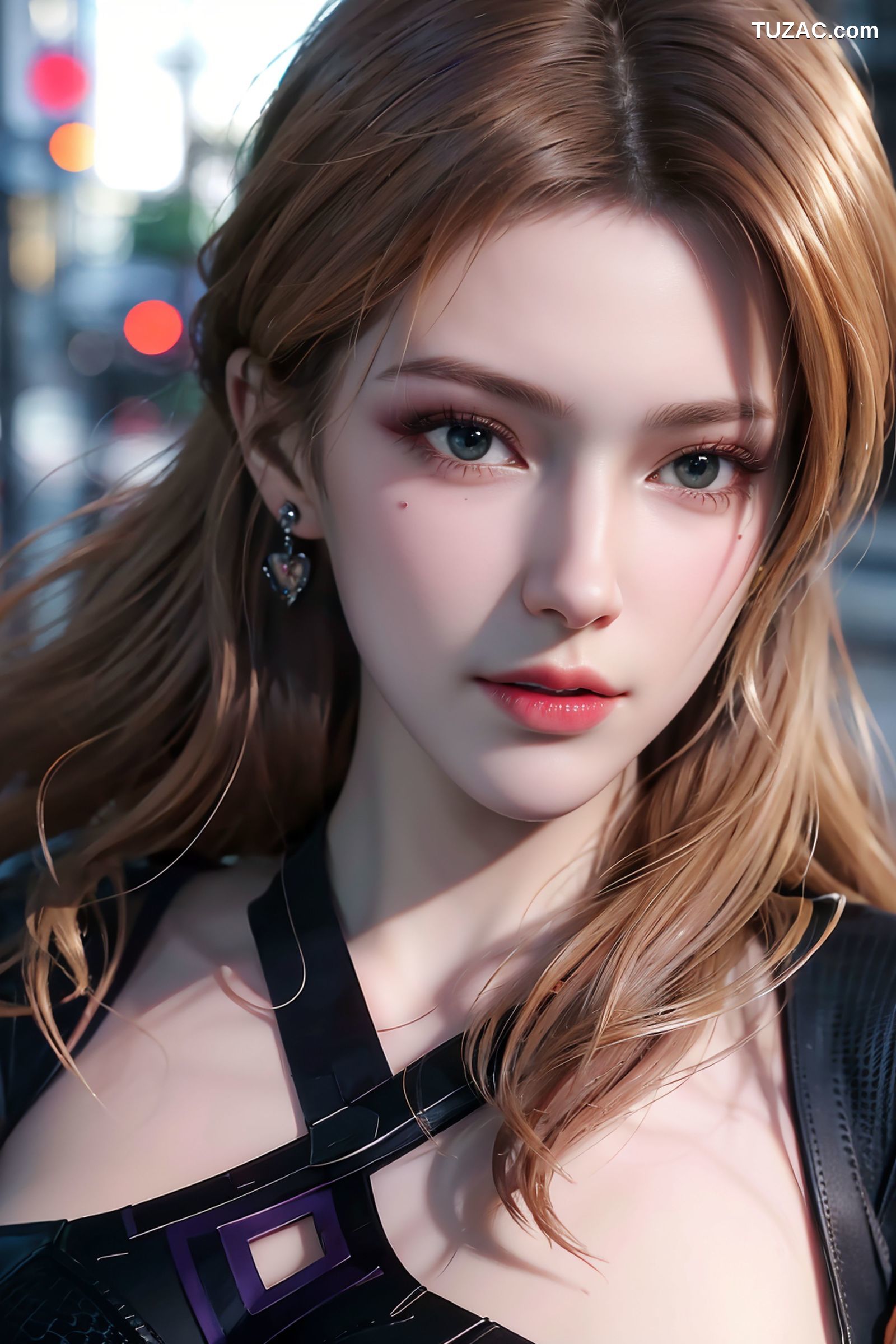 AI美女-金发女神珍妮特-Goddess-Warrior-Janet-夜晚篇