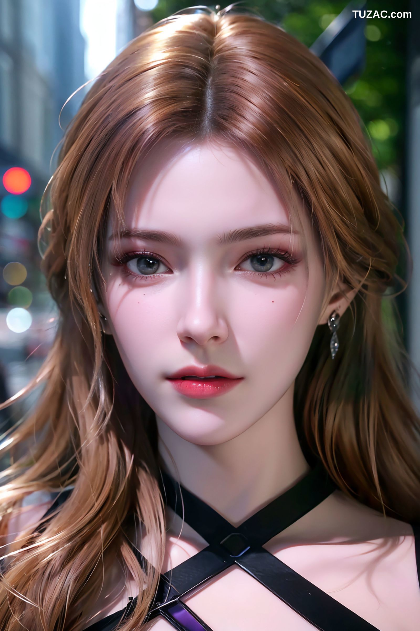 AI美女-金发女神珍妮特-Goddess-Warrior-Janet-夜晚篇