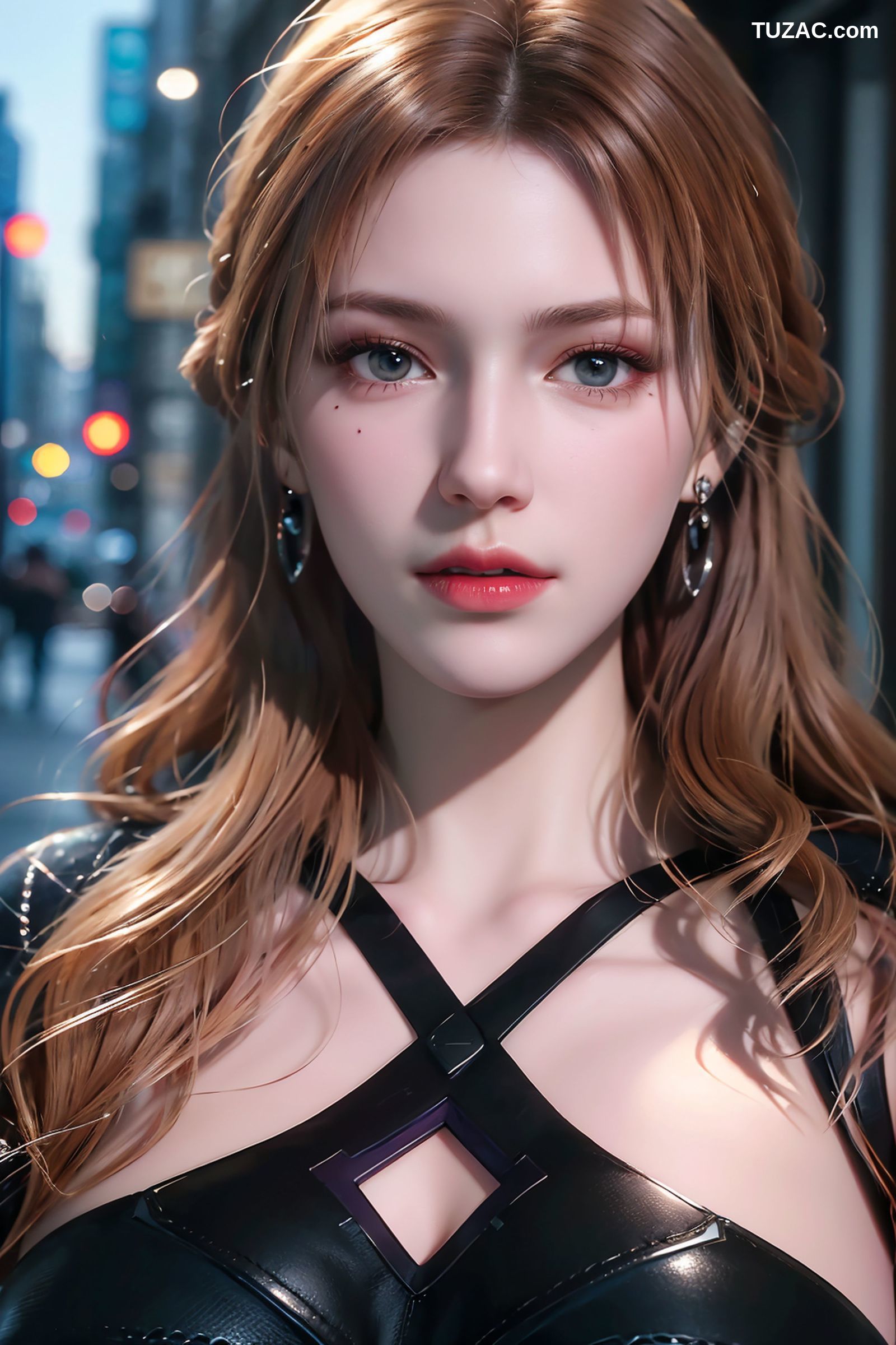 AI美女-金发女神珍妮特-Goddess-Warrior-Janet-夜晚篇