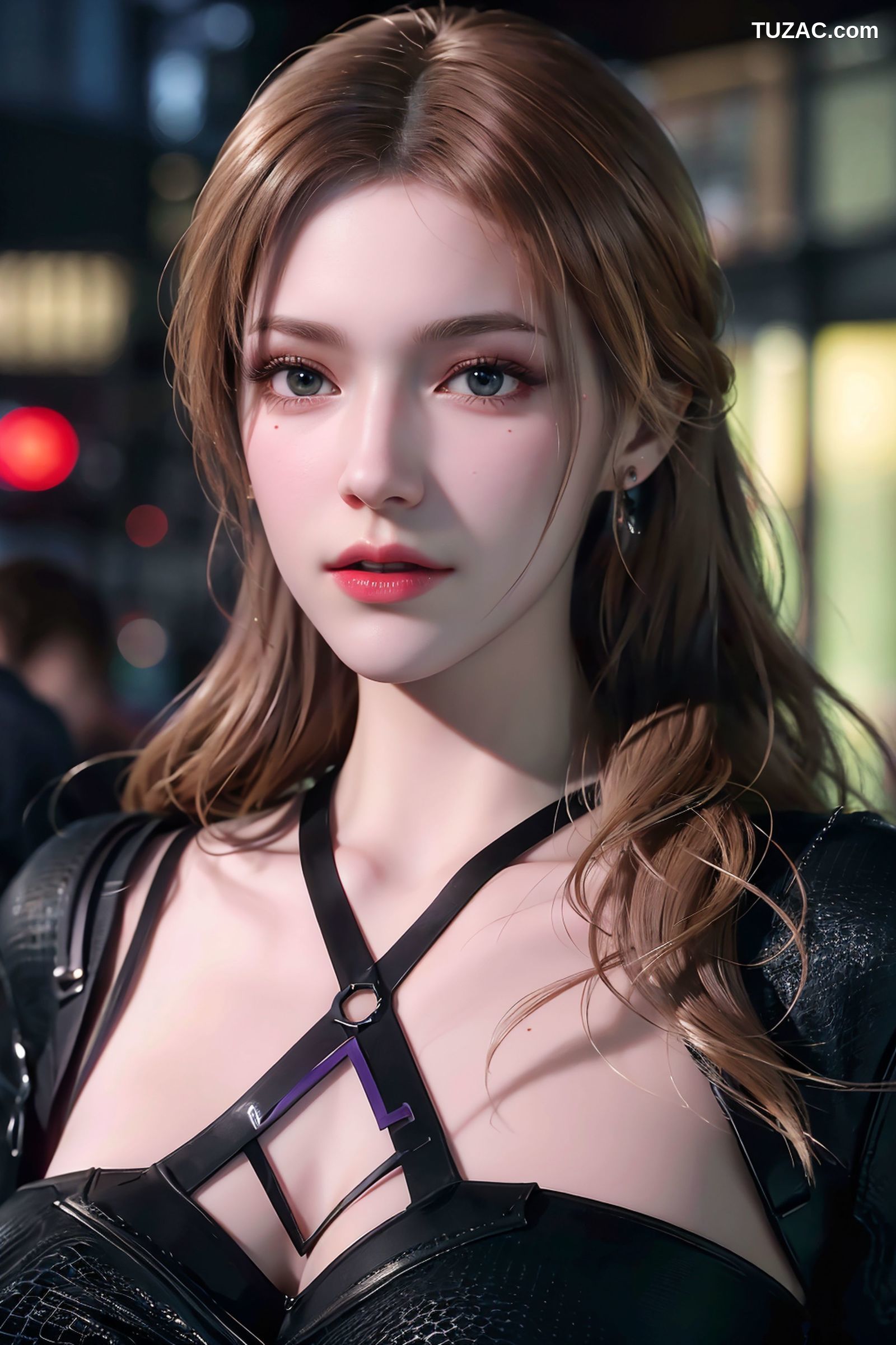 AI美女-金发女神珍妮特-Goddess-Warrior-Janet-夜晚篇