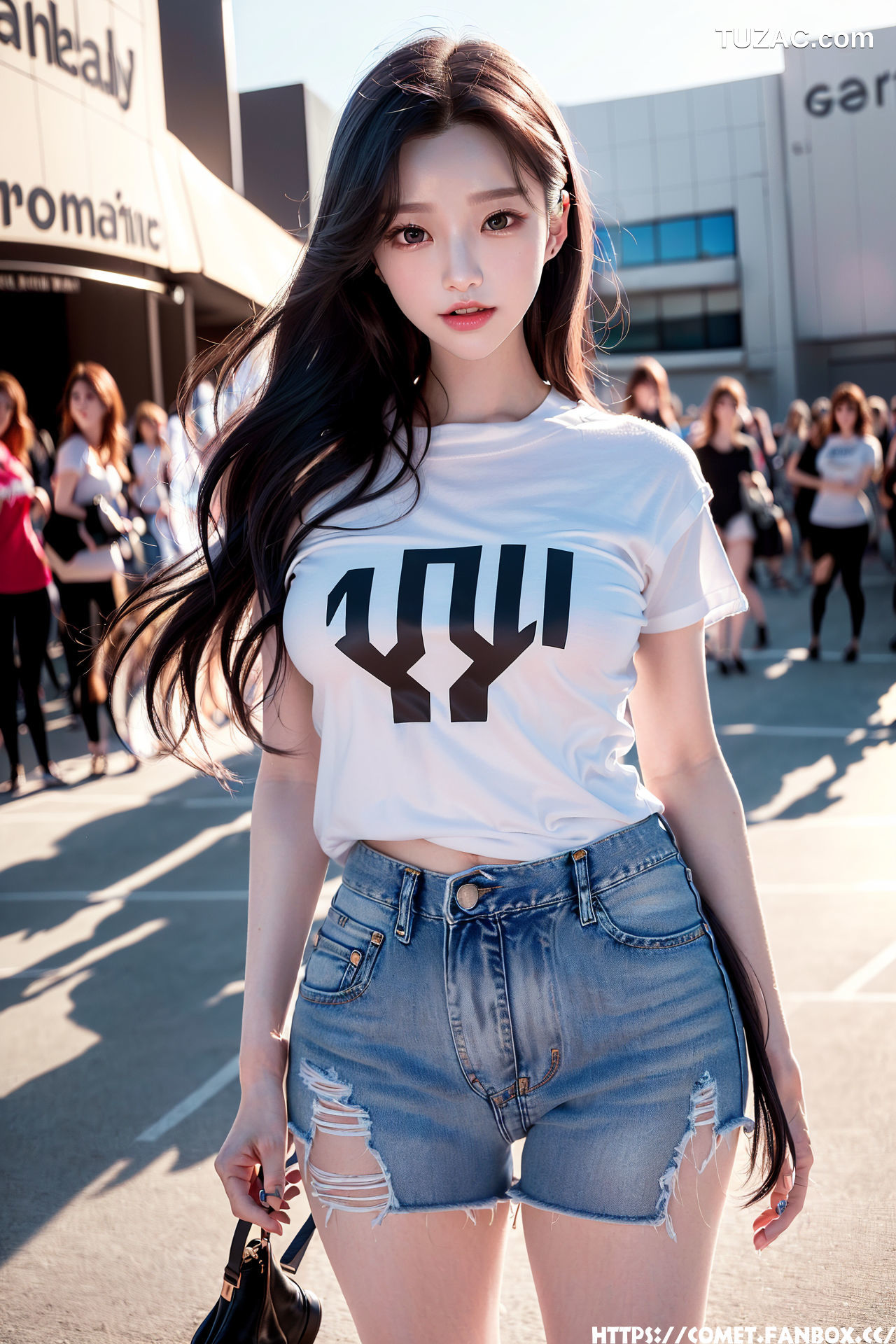 AI美女-韩风性感街拍