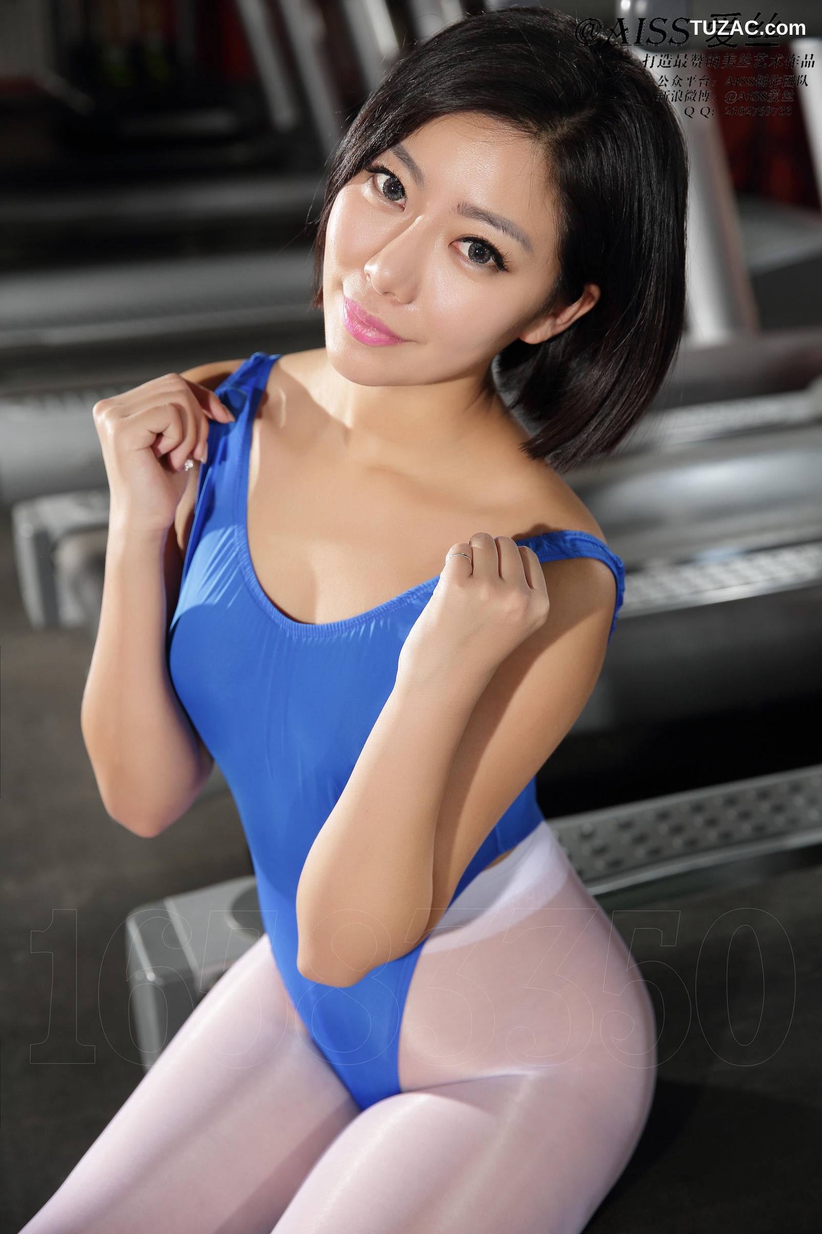 AISS爱丝-F5010-萱萱-《萱萱去健身》