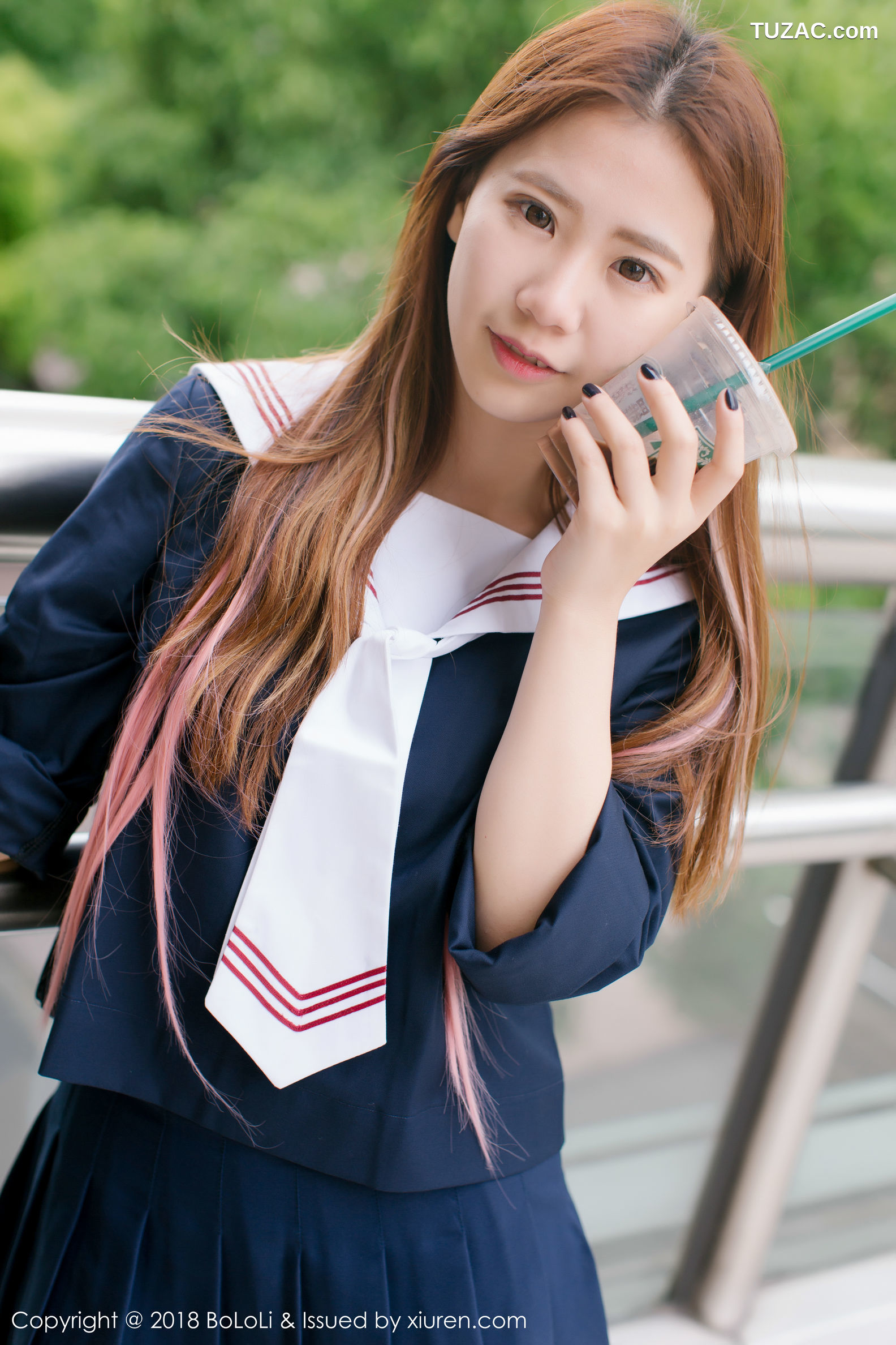 BoLoli波萝社-Vol.107-董成丽-校园美女