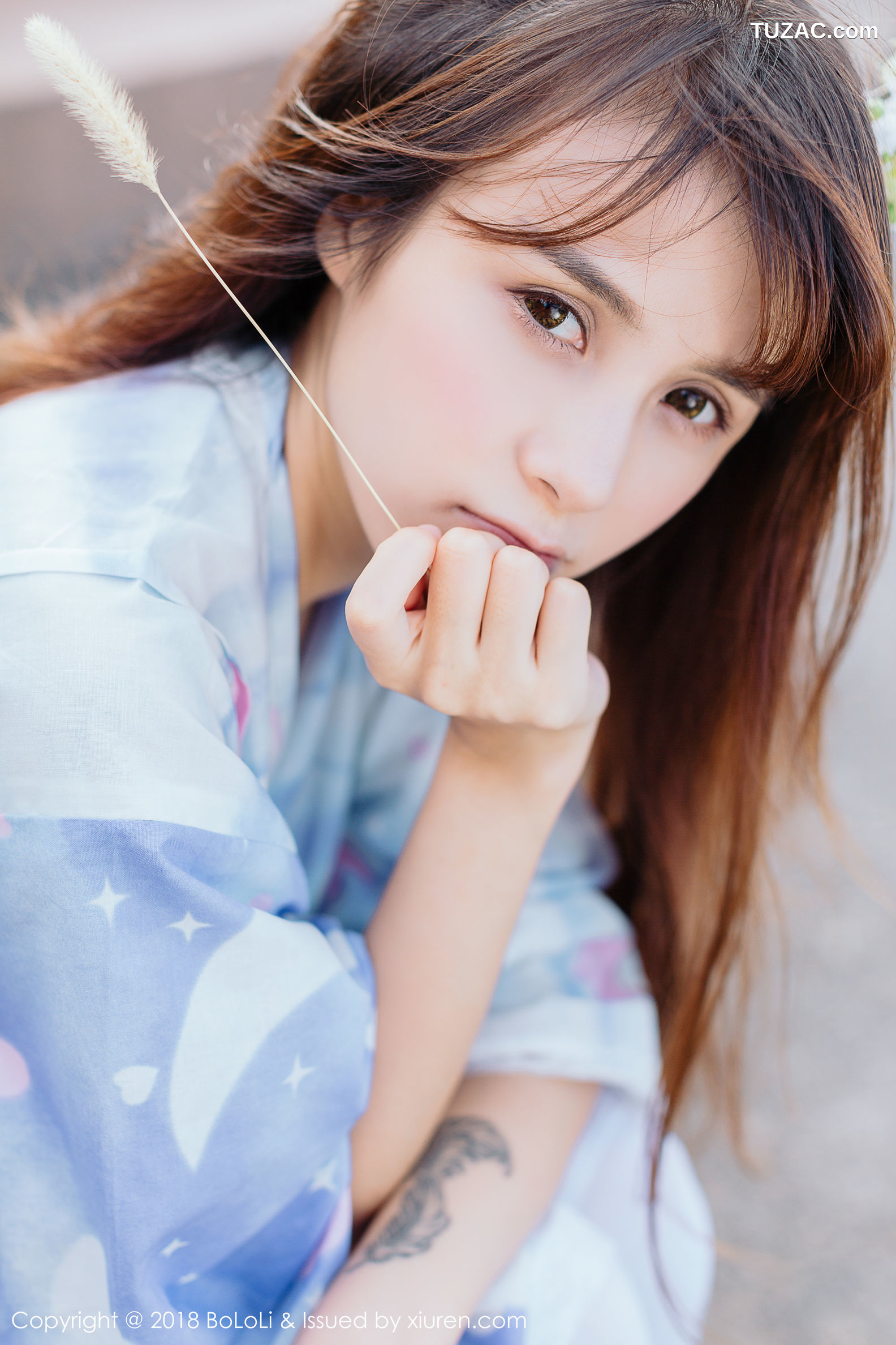 BoLoli波萝社-Vol.118-夏美酱-和服绿树公园