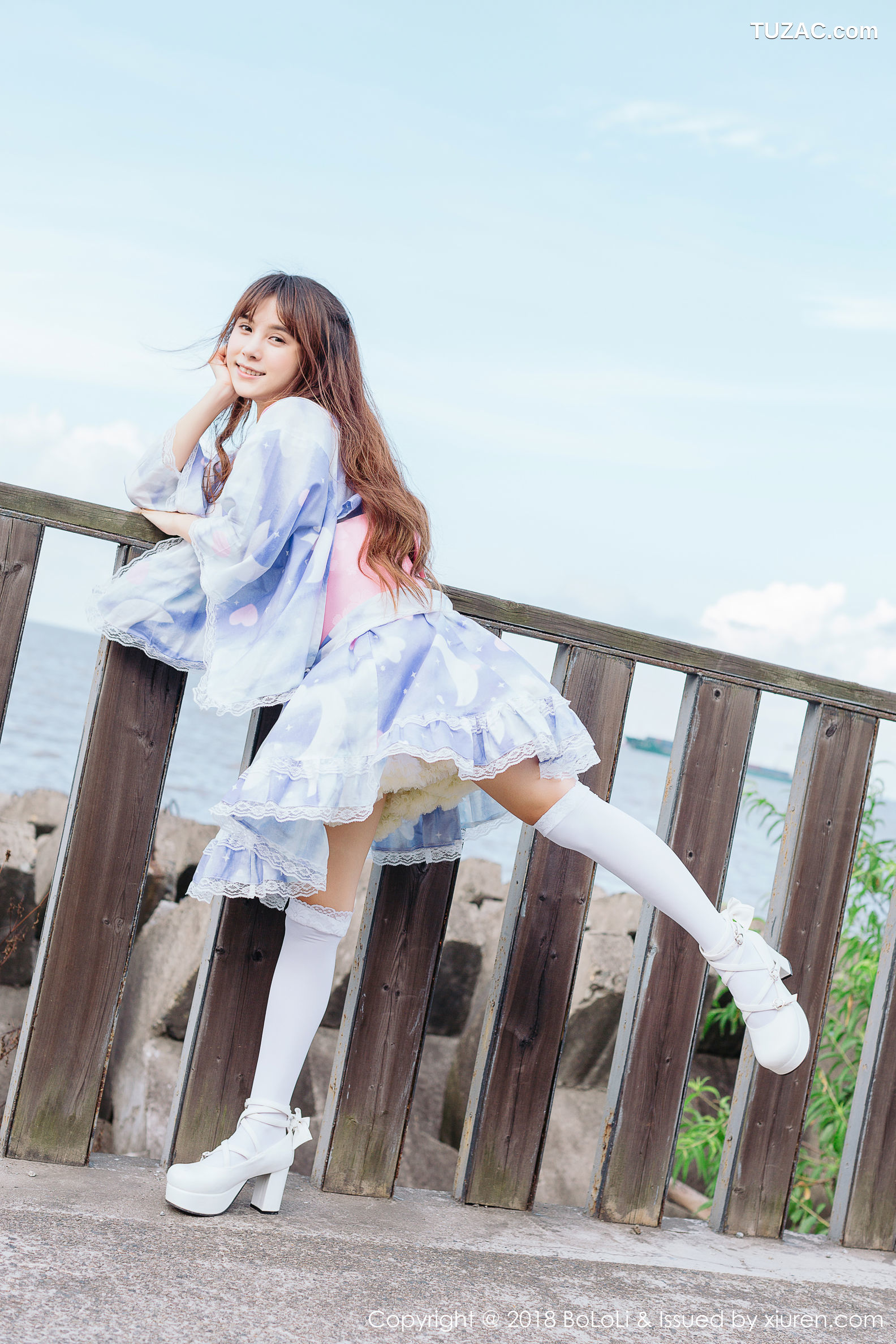 BoLoli波萝社-Vol.118-夏美酱-和服绿树公园