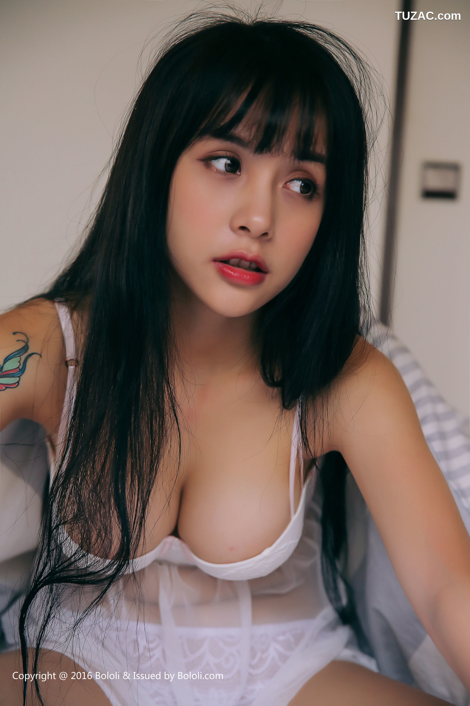 BoLoli波萝社-bol.015-夏美酱-蕾丝睡衣-死库水湿身