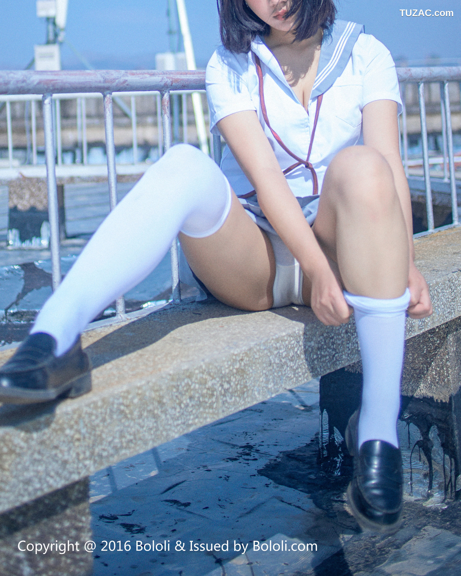BoLoli波萝社-bol.096-汐姐-天台jk制服