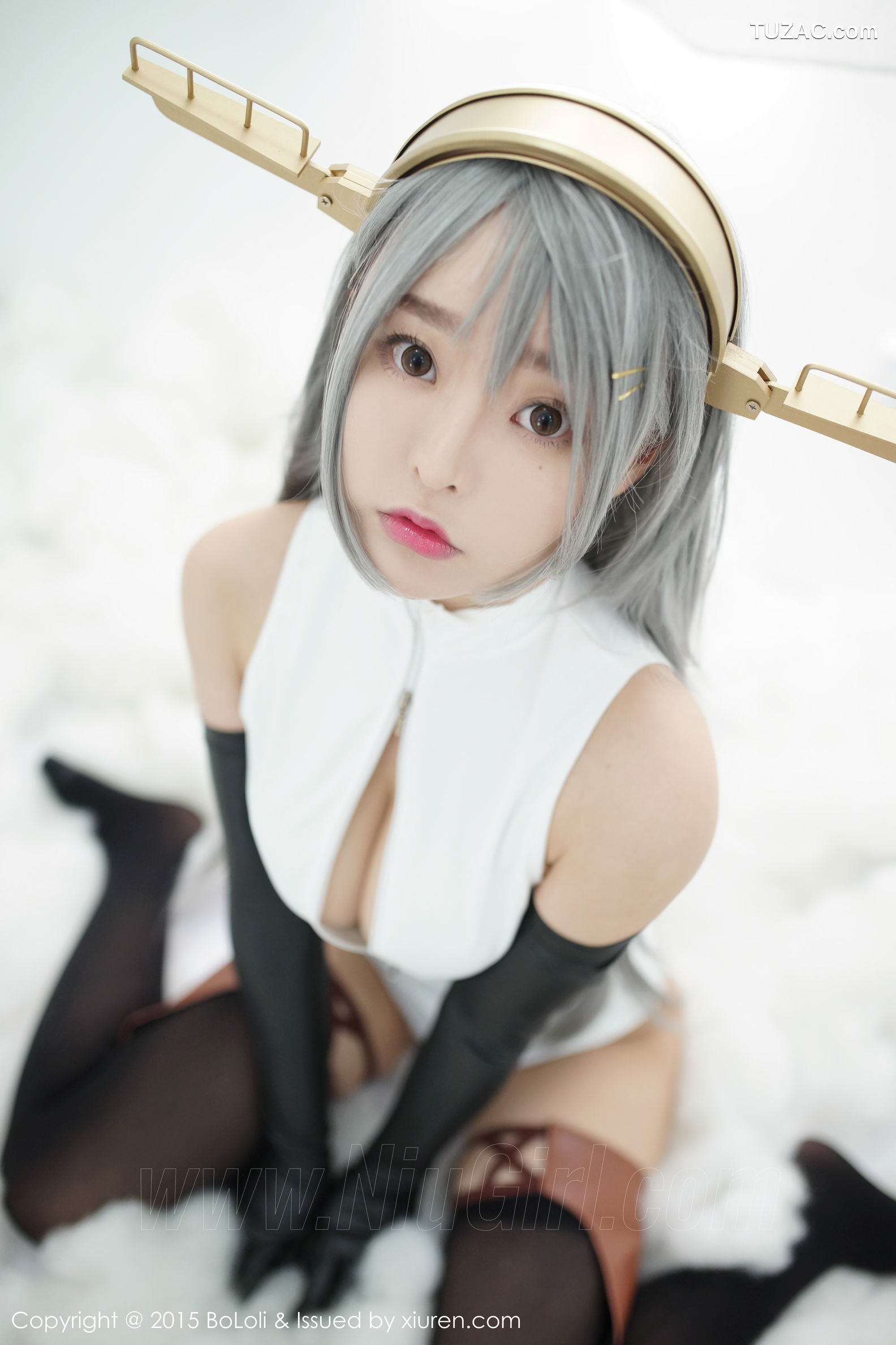 BoLoli波萝社-vol.034-柳侑绮sevenbaby-舰娘collection榛名cos-开胸泳衣版