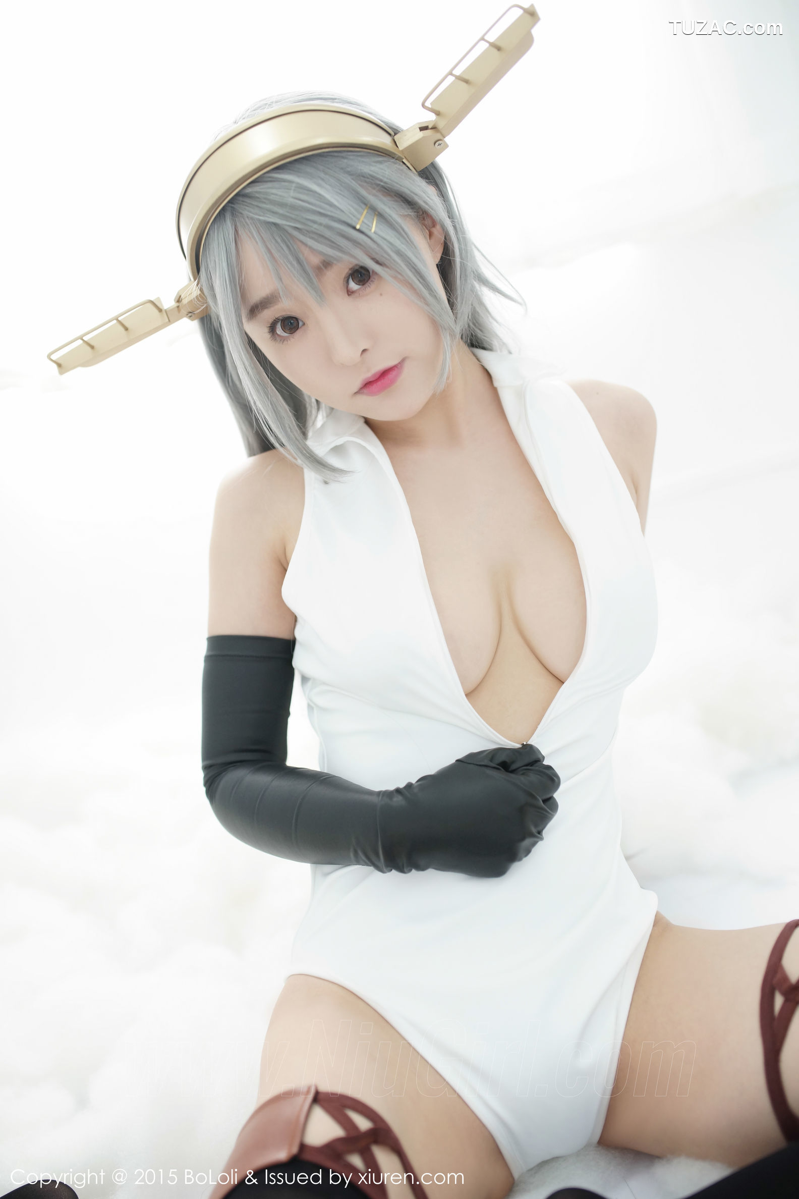 BoLoli波萝社-vol.034-柳侑绮sevenbaby-舰娘collection榛名cos-开胸泳衣版