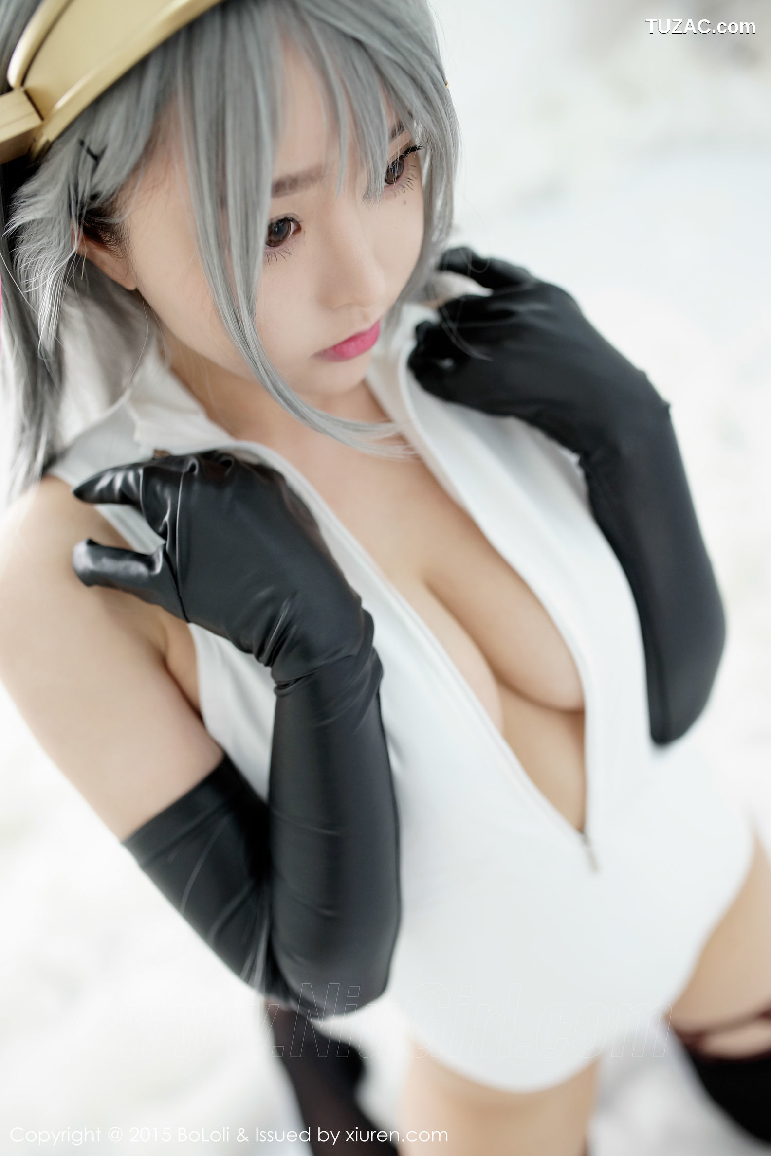 BoLoli波萝社-vol.034-柳侑绮sevenbaby-舰娘collection榛名cos-开胸泳衣版