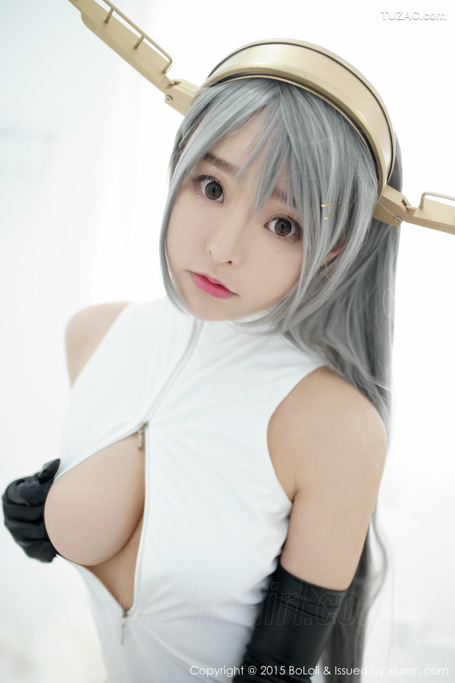 BoLoli波萝社-vol.034-柳侑绮sevenbaby-舰娘collection榛名cos-开胸泳衣版