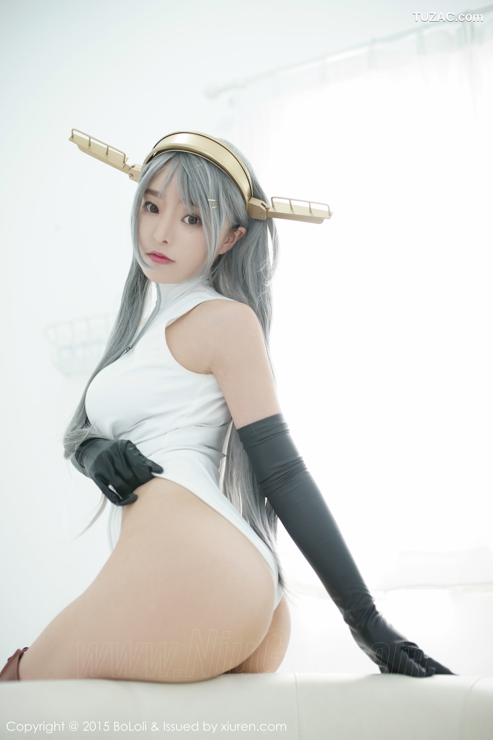 BoLoli波萝社-vol.034-柳侑绮sevenbaby-舰娘collection榛名cos-开胸泳衣版