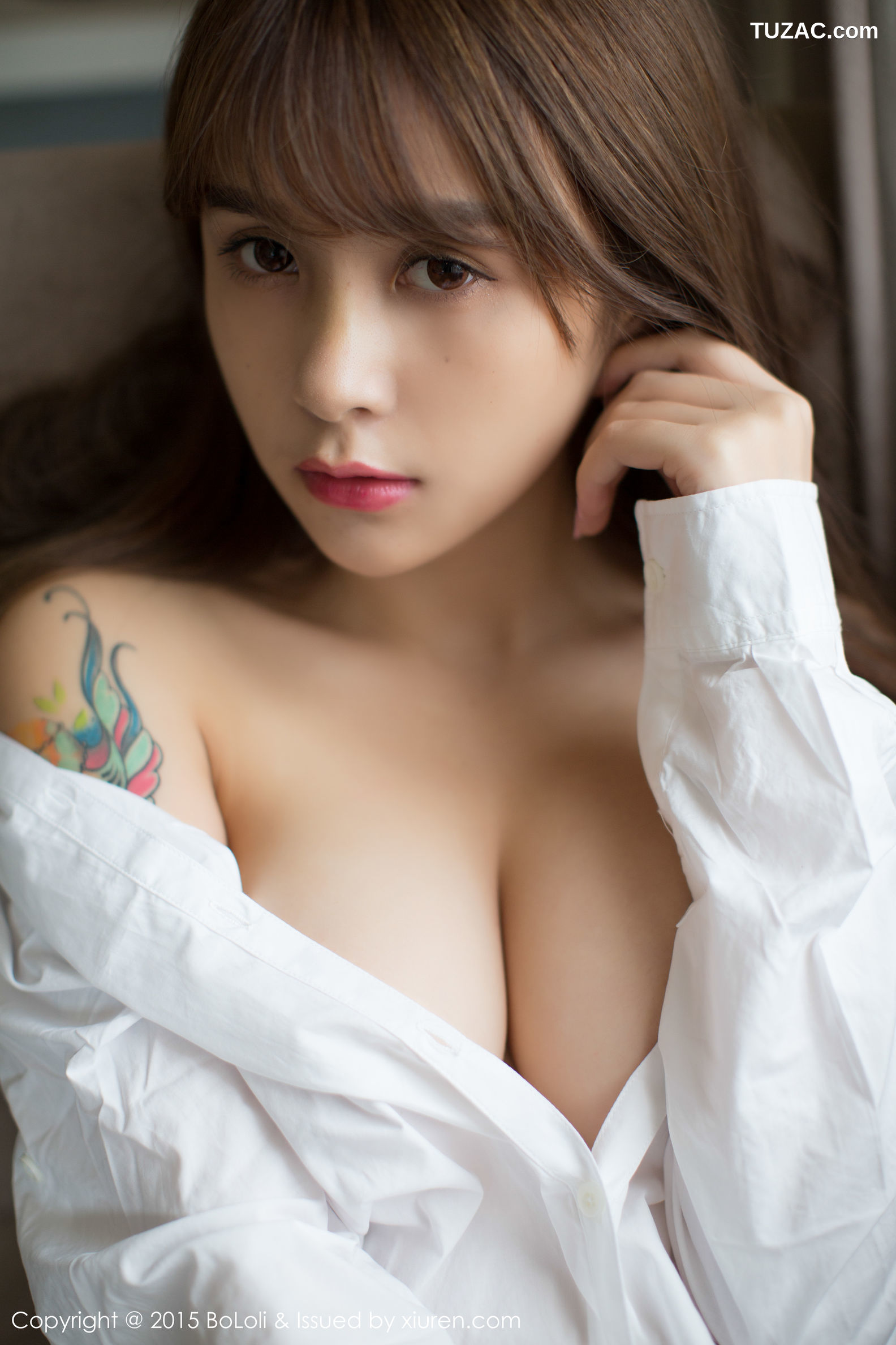 BoLoli波萝社-vol.063-夏美酱-性感内衣-白衬衫
