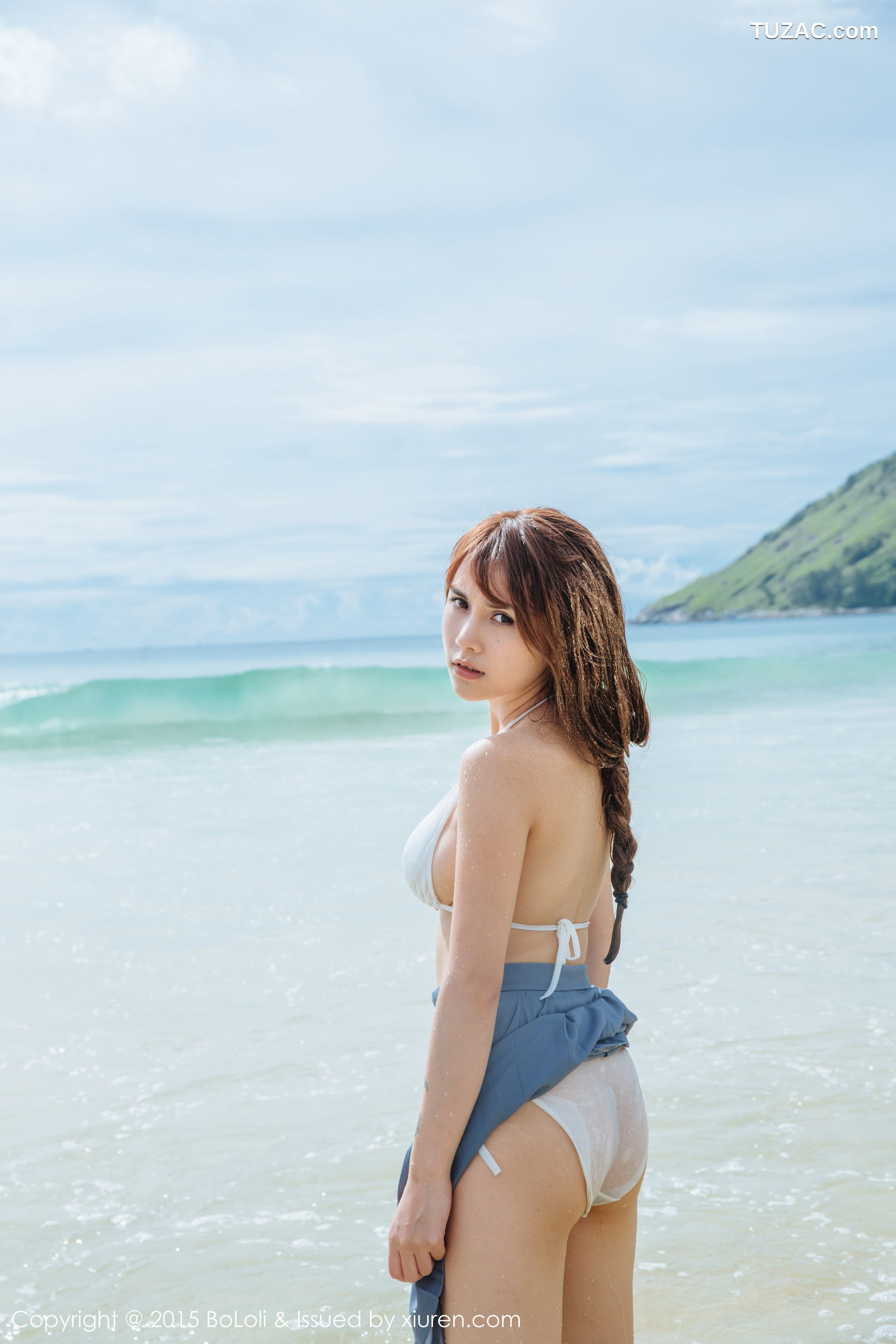 BoLoli波萝社-vol.077-夏美酱-普吉岛旅拍性感厨娘-海边水手装