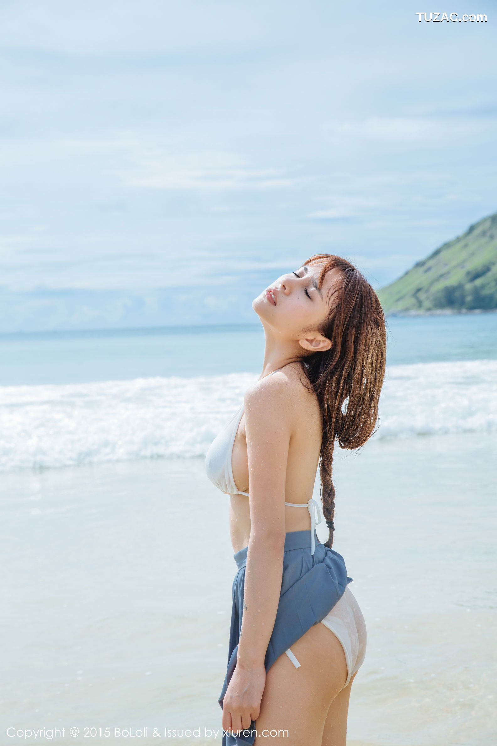 BoLoli波萝社-vol.077-夏美酱-普吉岛旅拍性感厨娘-海边水手装
