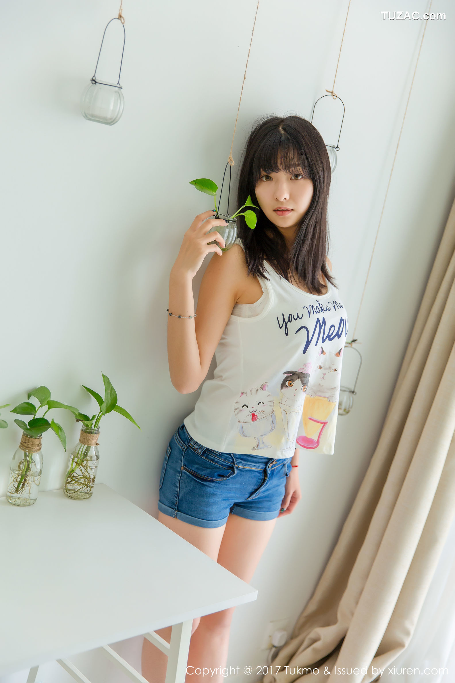 Tukmo兔几盟-Vol.095-球球-清纯妹子居家