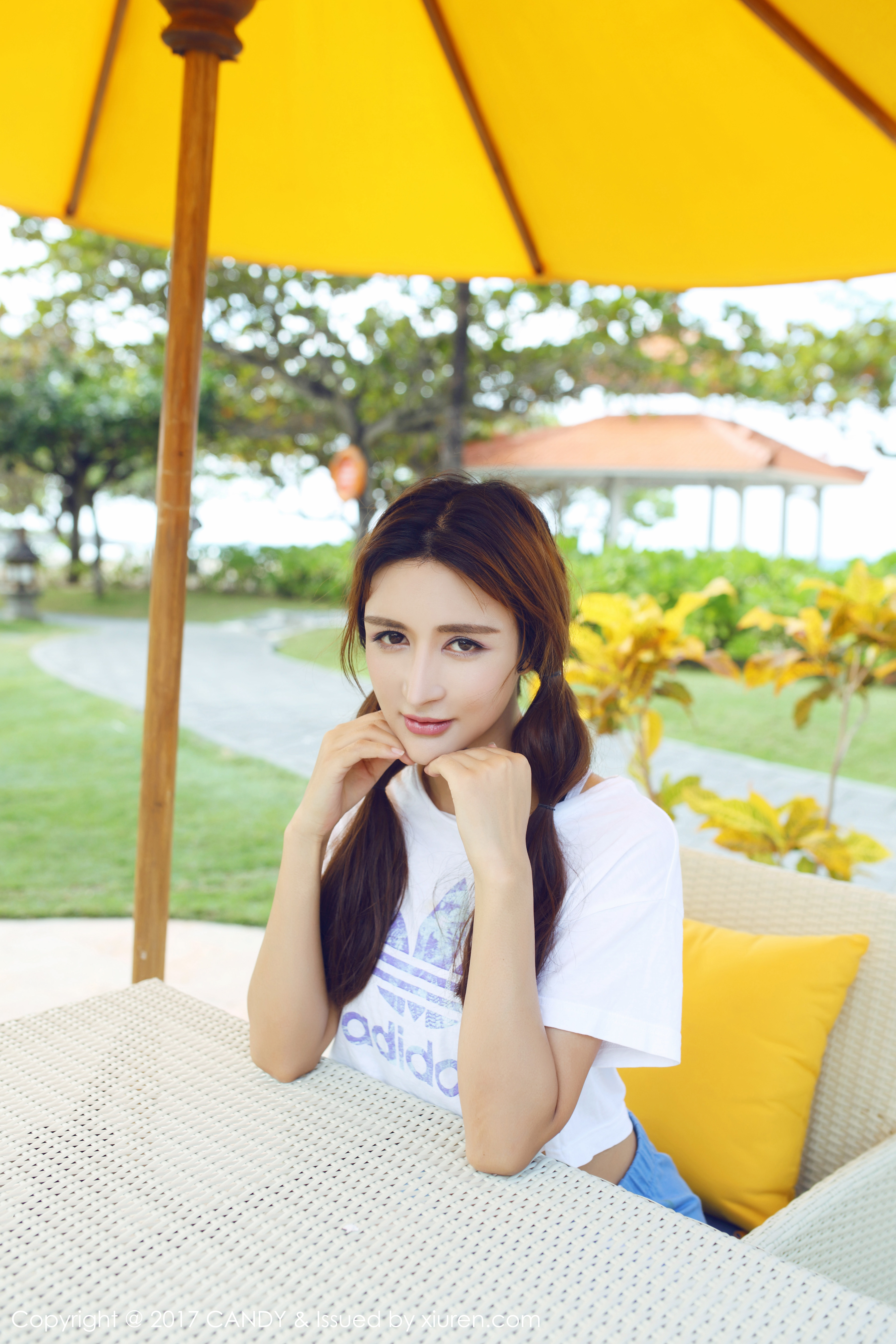 Candy糖果画报-024-伊莉娜-《海边沙滩女神系列》-2017.07.03