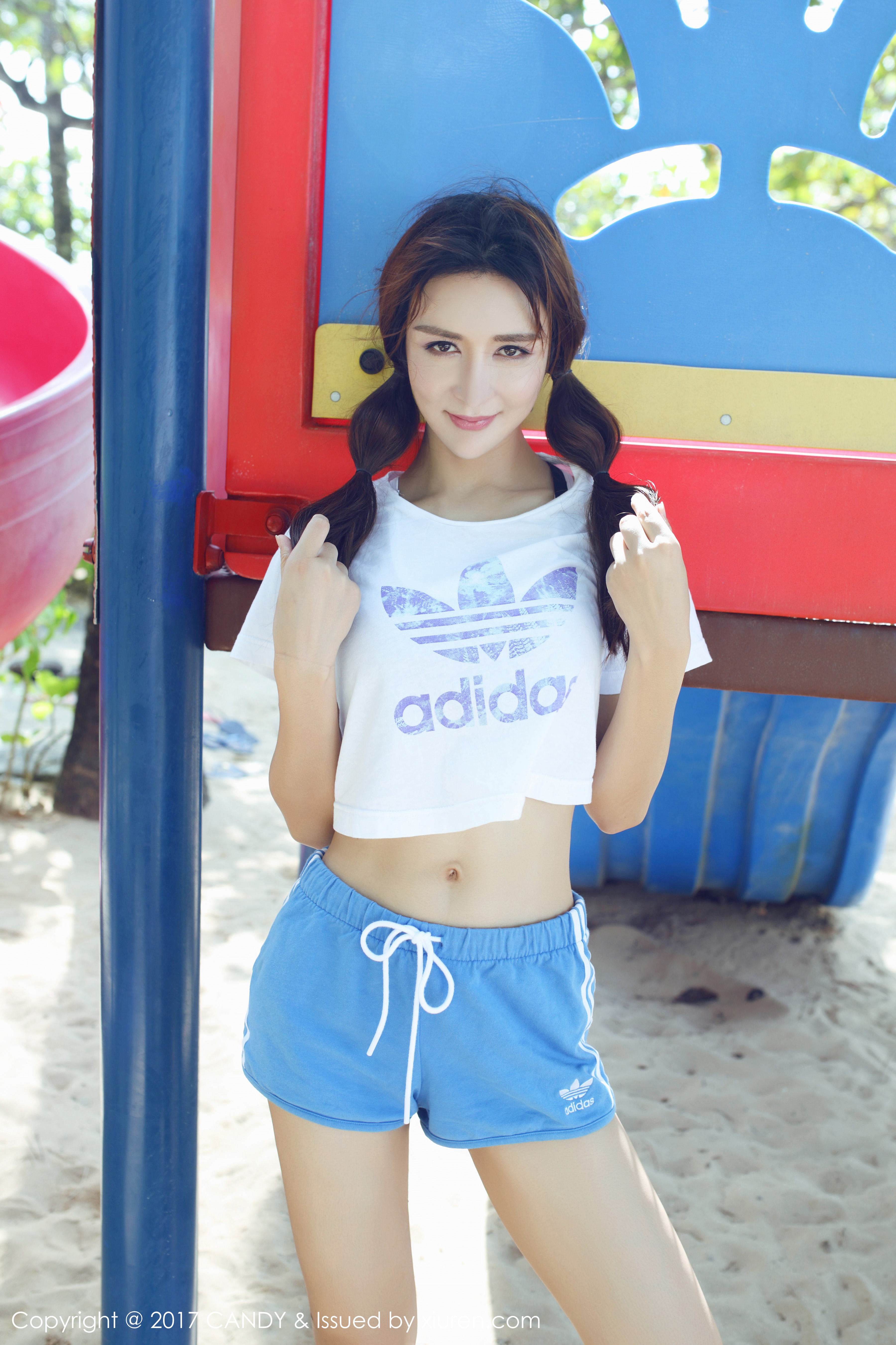 Candy糖果画报-024-伊莉娜-《海边沙滩女神系列》-2017.07.03