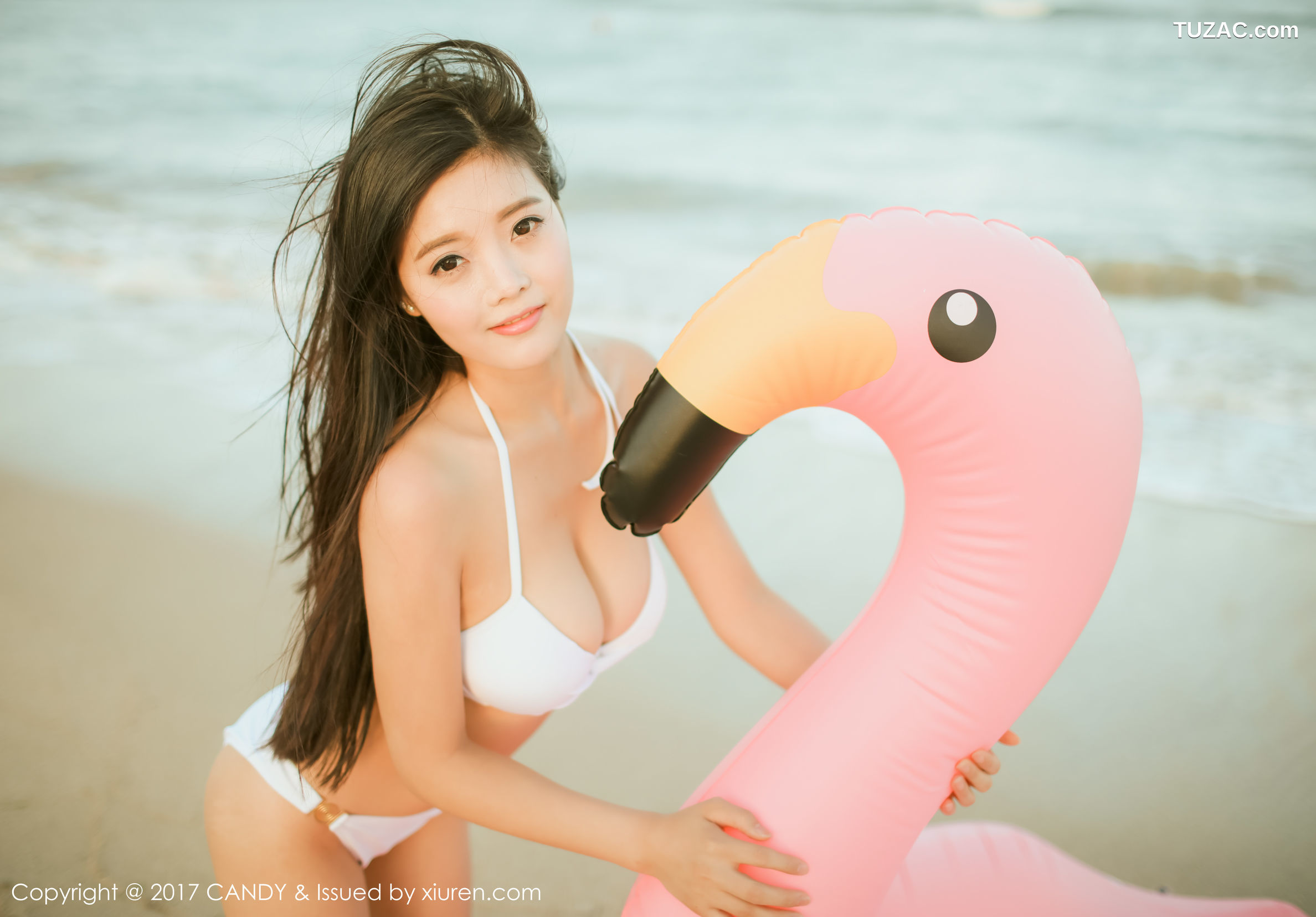 Candy糖果画报-042-林美惠子Mieko-《两套海边比基尼系列》-2017.11.20