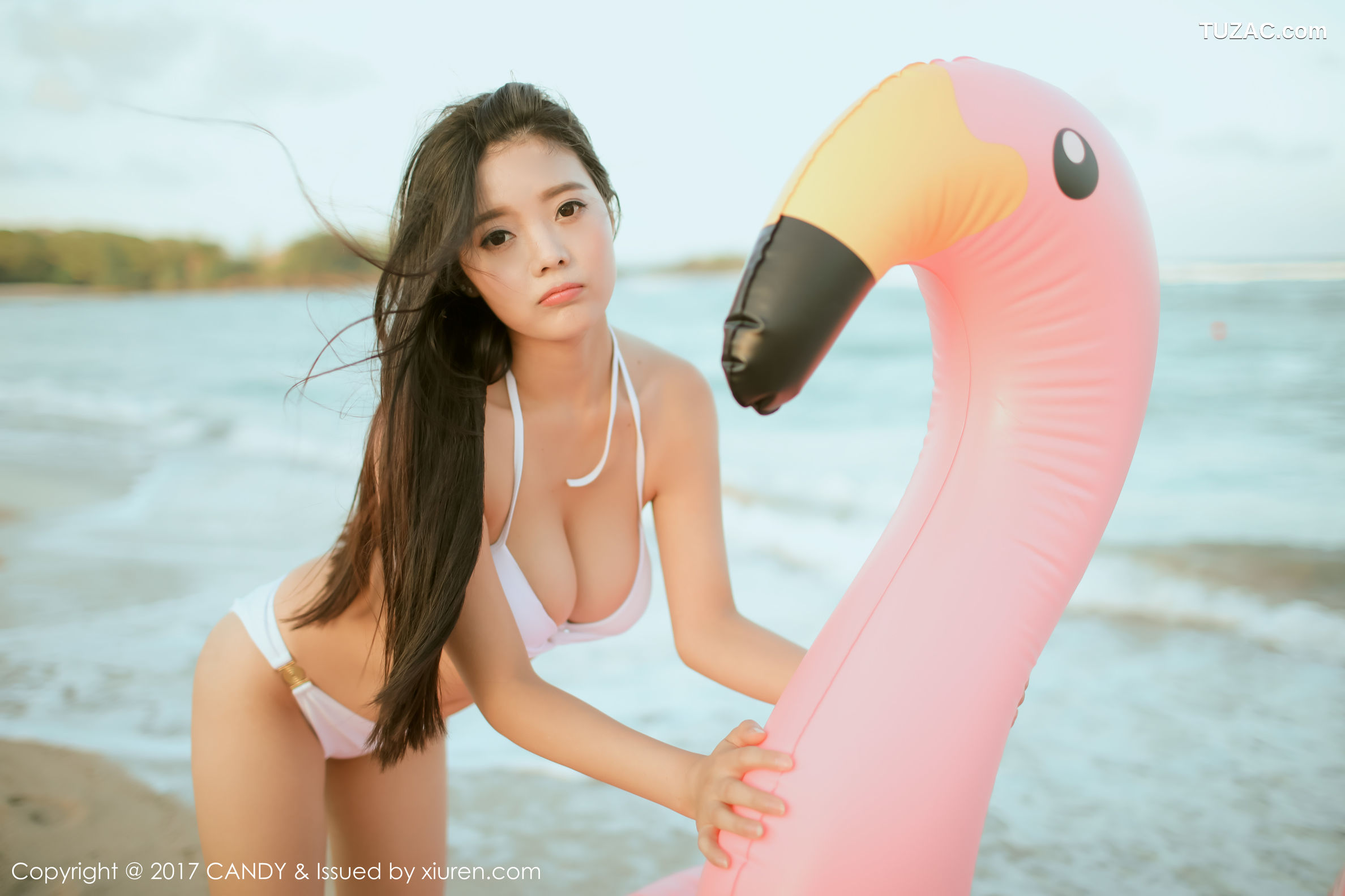 Candy糖果画报-042-林美惠子Mieko-《两套海边比基尼系列》-2017.11.20