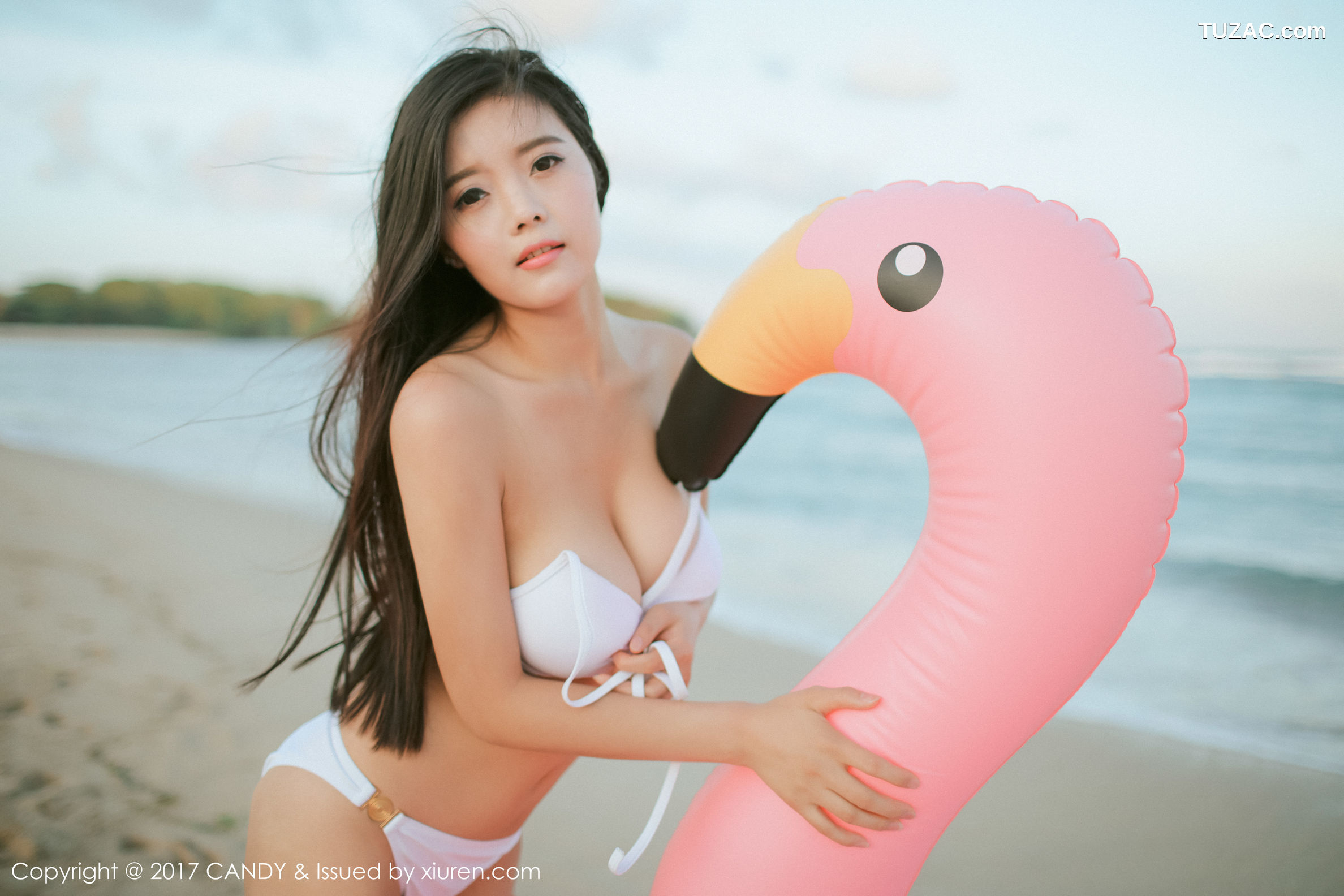 Candy糖果画报-042-林美惠子Mieko-《两套海边比基尼系列》-2017.11.20