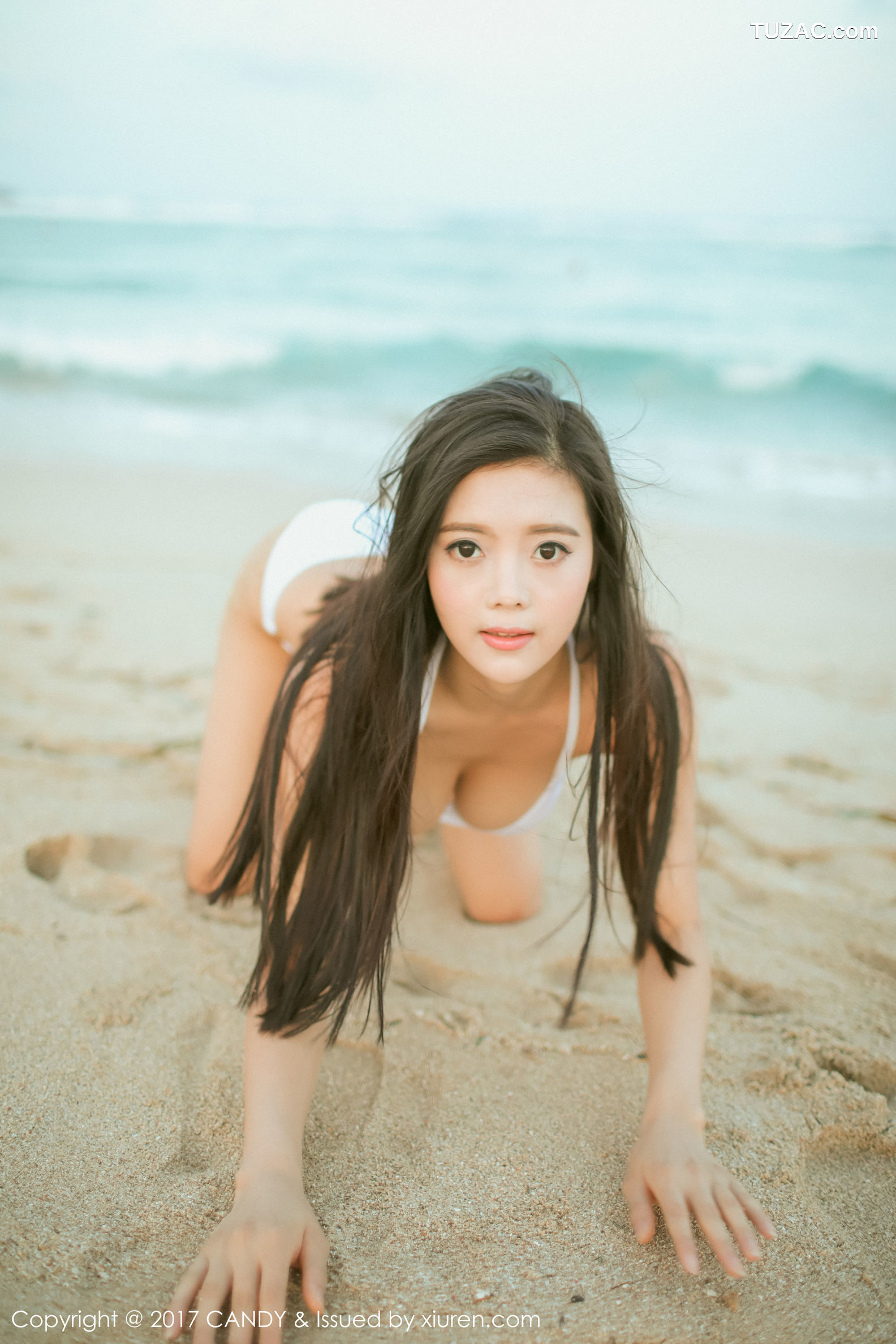 Candy糖果画报-042-林美惠子Mieko-《两套海边比基尼系列》-2017.11.20