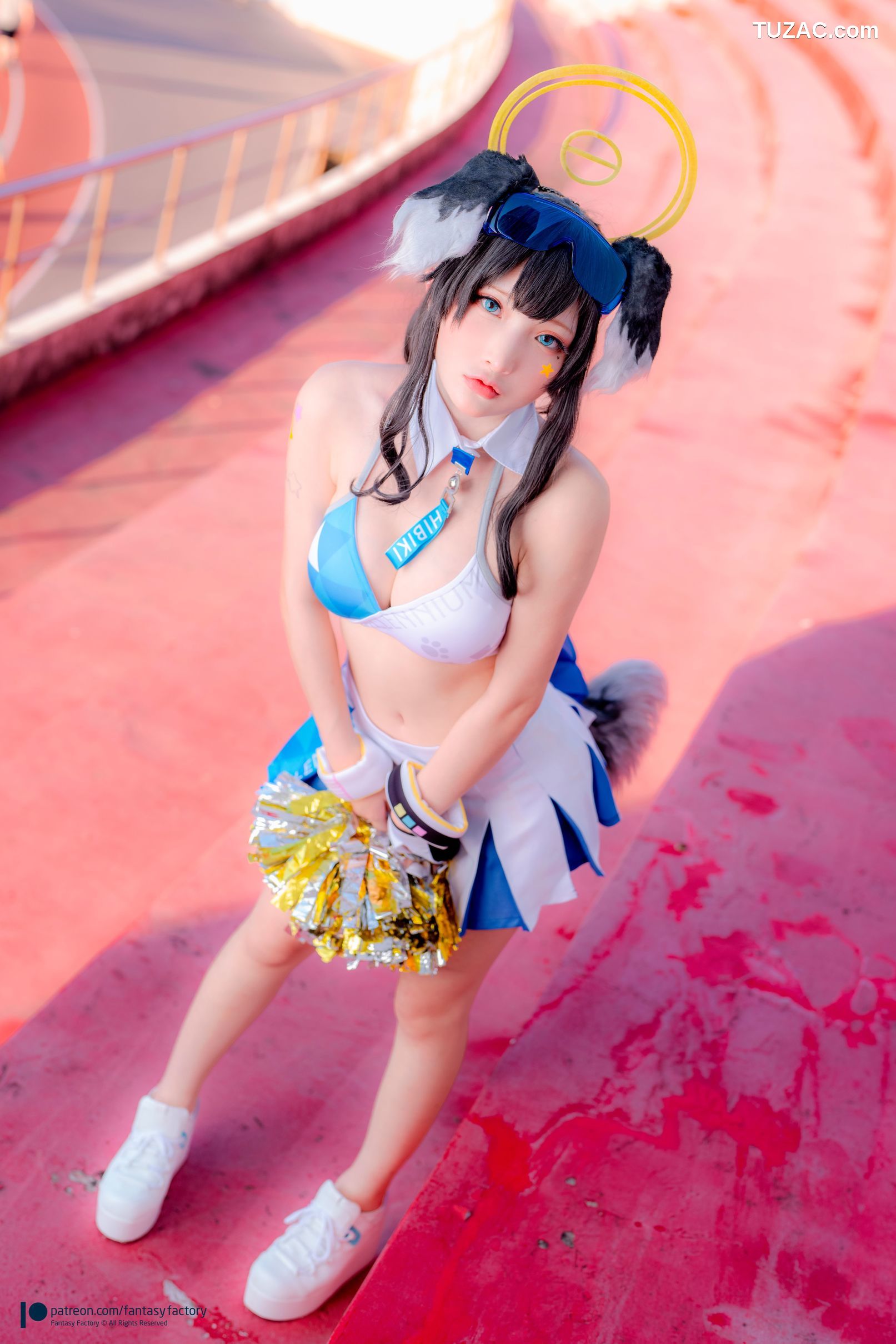 Fantasy-Factory-小丁Ding-《蔚蓝档案》-猫冢响-啦啦队服-Hibiki-Cheerleader