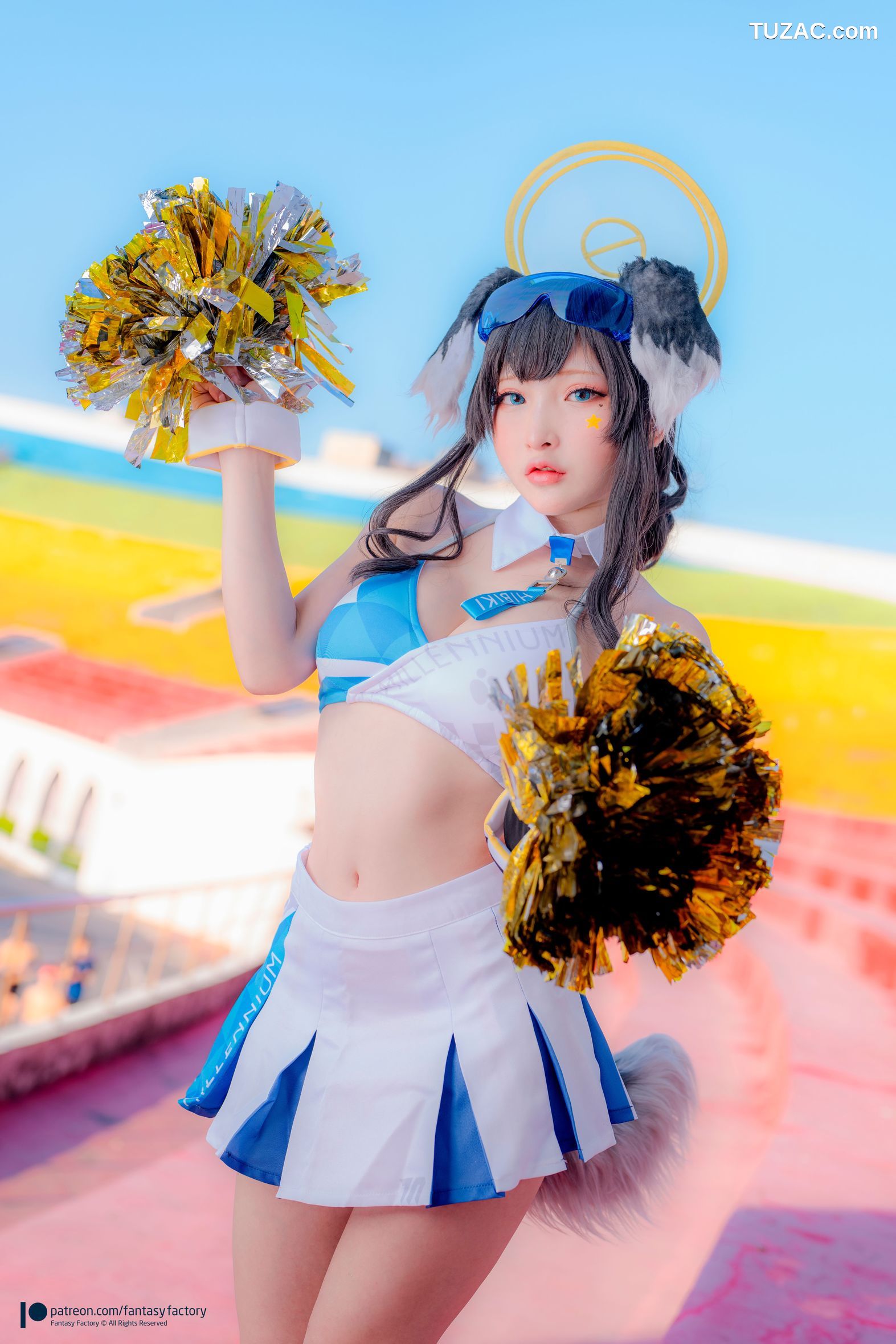 Fantasy-Factory-小丁Ding-《蔚蓝档案》-猫冢响-啦啦队服-Hibiki-Cheerleader