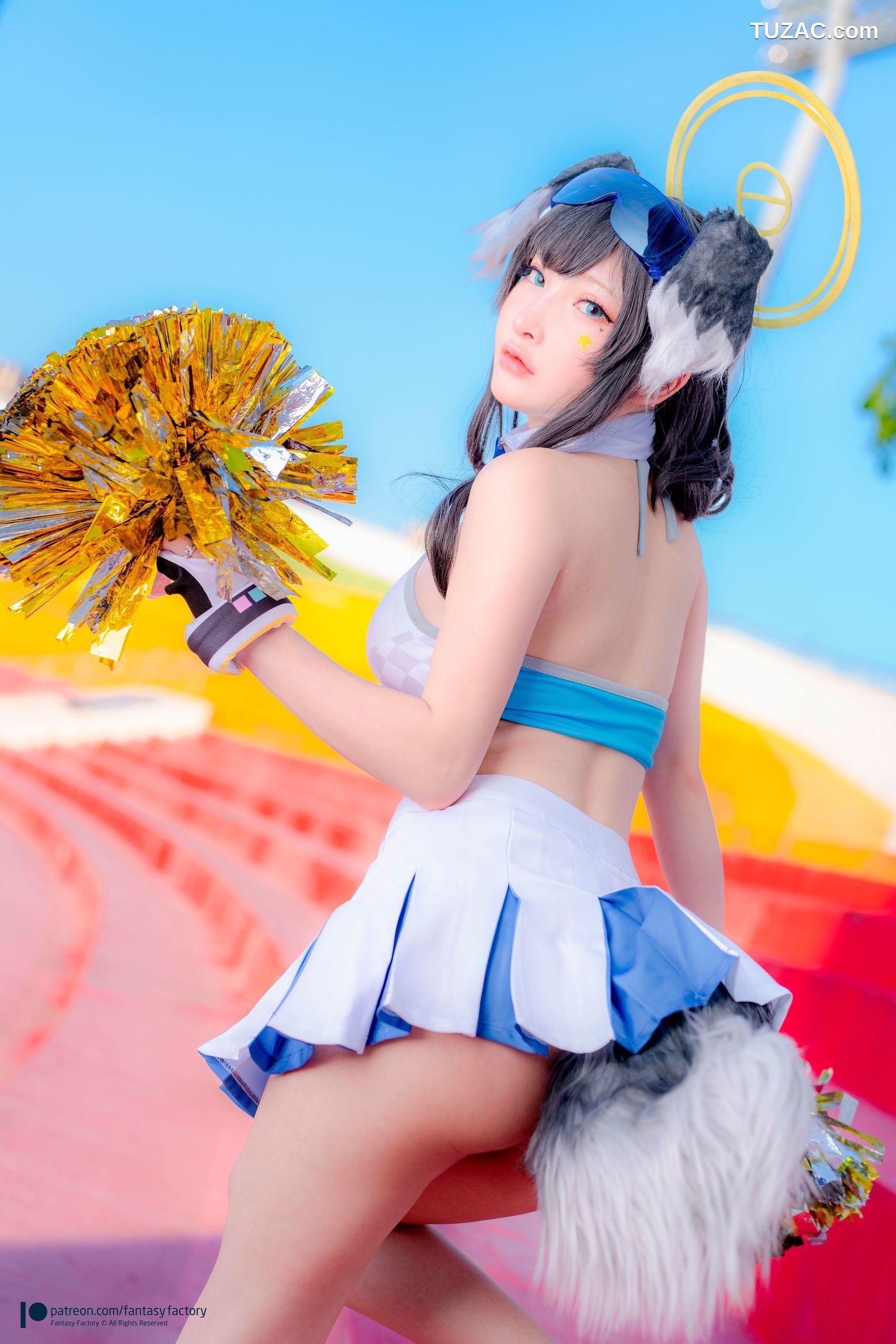Fantasy-Factory-小丁Ding-《蔚蓝档案》-猫冢响-啦啦队服-Hibiki-Cheerleader