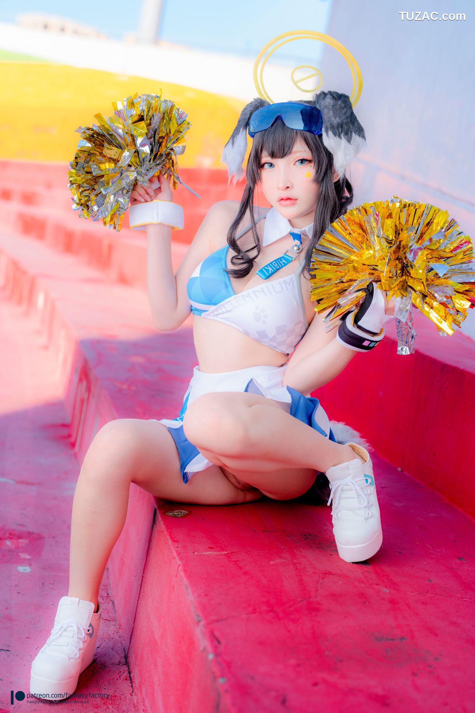 Fantasy-Factory-小丁Ding-《蔚蓝档案》-猫冢响-啦啦队服-Hibiki-Cheerleader