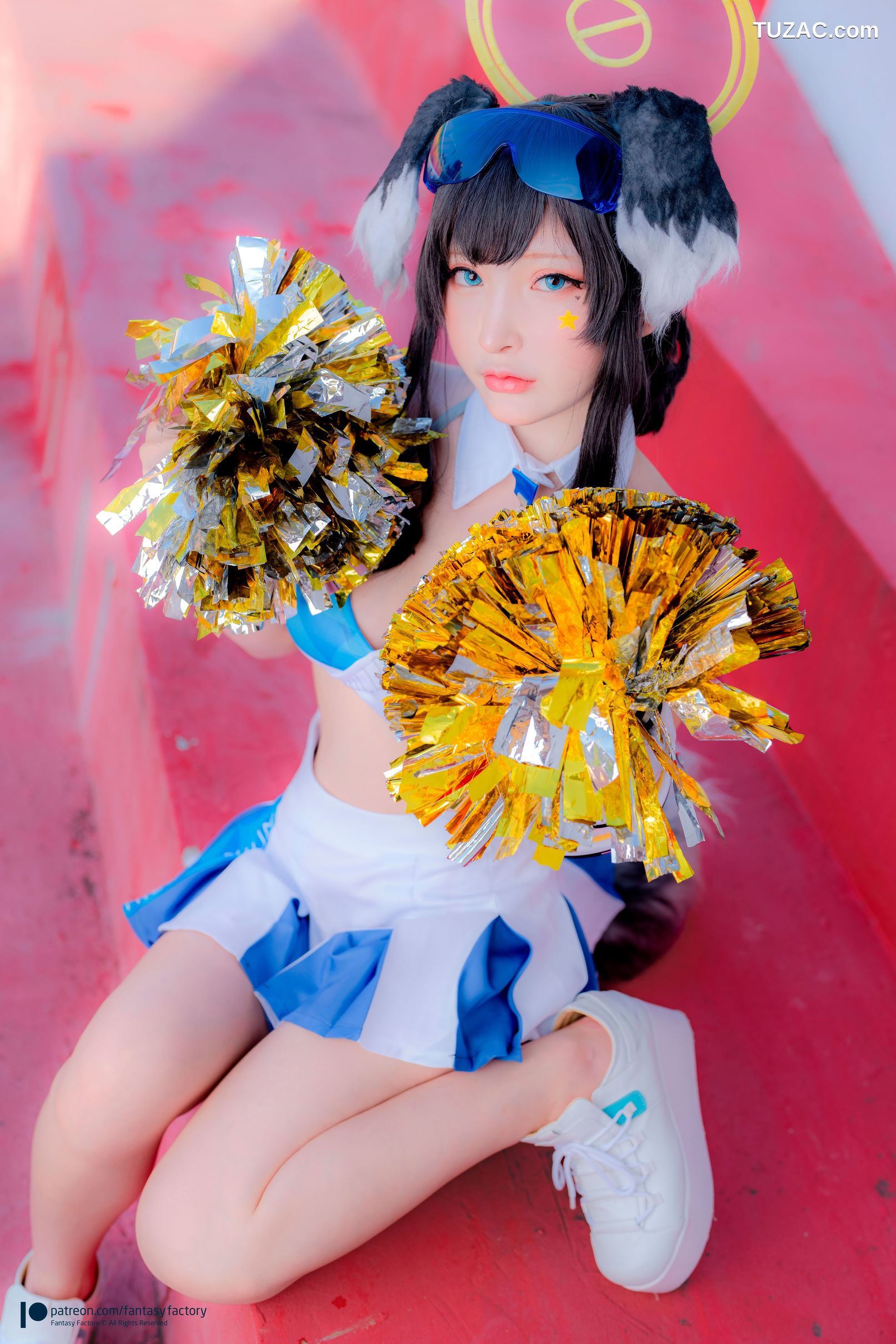 Fantasy-Factory-小丁Ding-《蔚蓝档案》-猫冢响-啦啦队服-Hibiki-Cheerleader