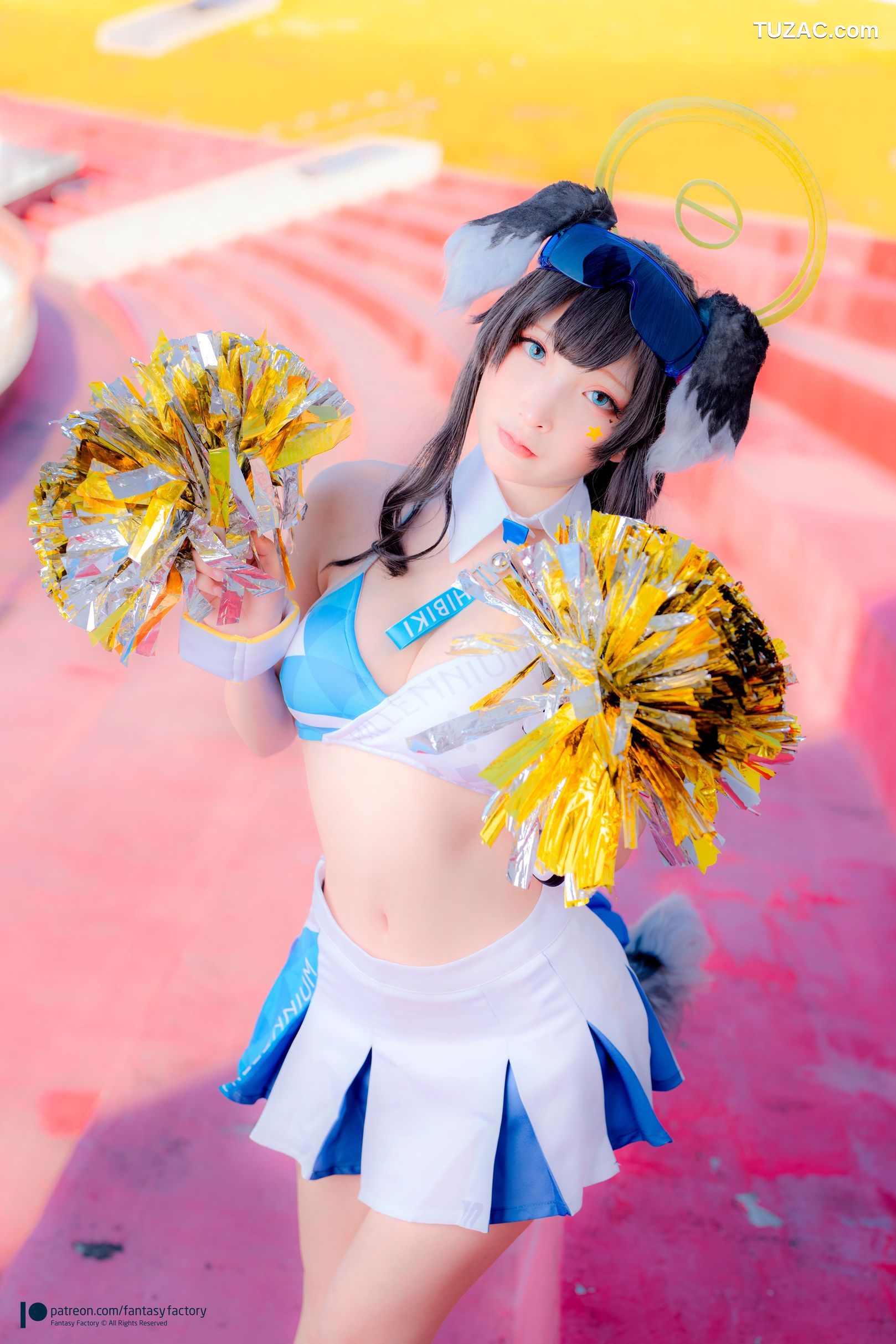 Fantasy-Factory-小丁Ding-《蔚蓝档案》-猫冢响-啦啦队服-Hibiki-Cheerleader