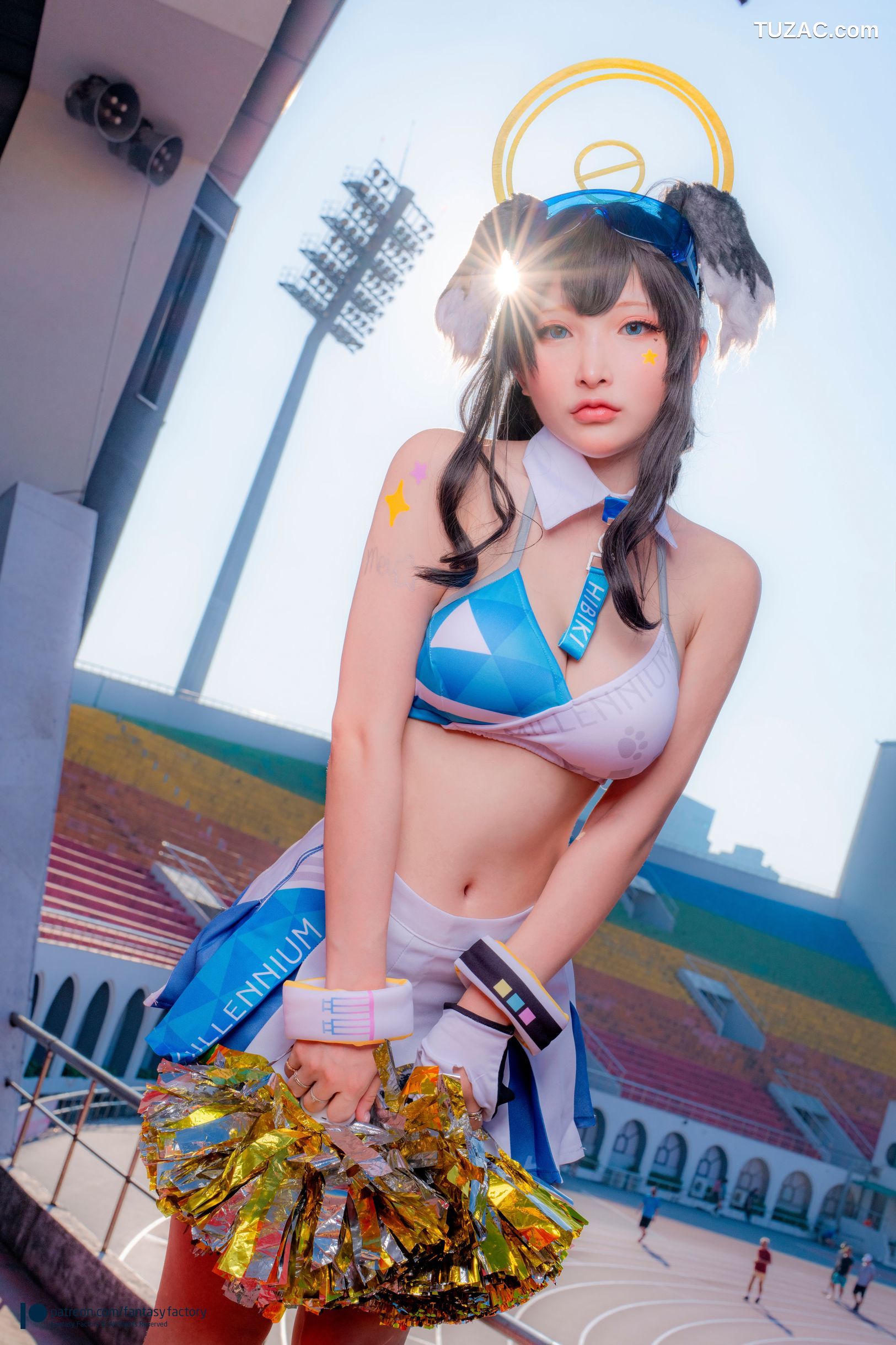 Fantasy-Factory-小丁Ding-《蔚蓝档案》-猫冢响-啦啦队服-Hibiki-Cheerleader