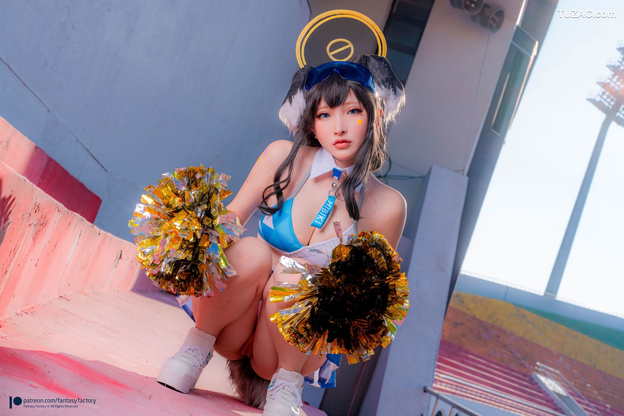 Fantasy-Factory-小丁Ding-《蔚蓝档案》-猫冢响-啦啦队服-Hibiki-Cheerleader
