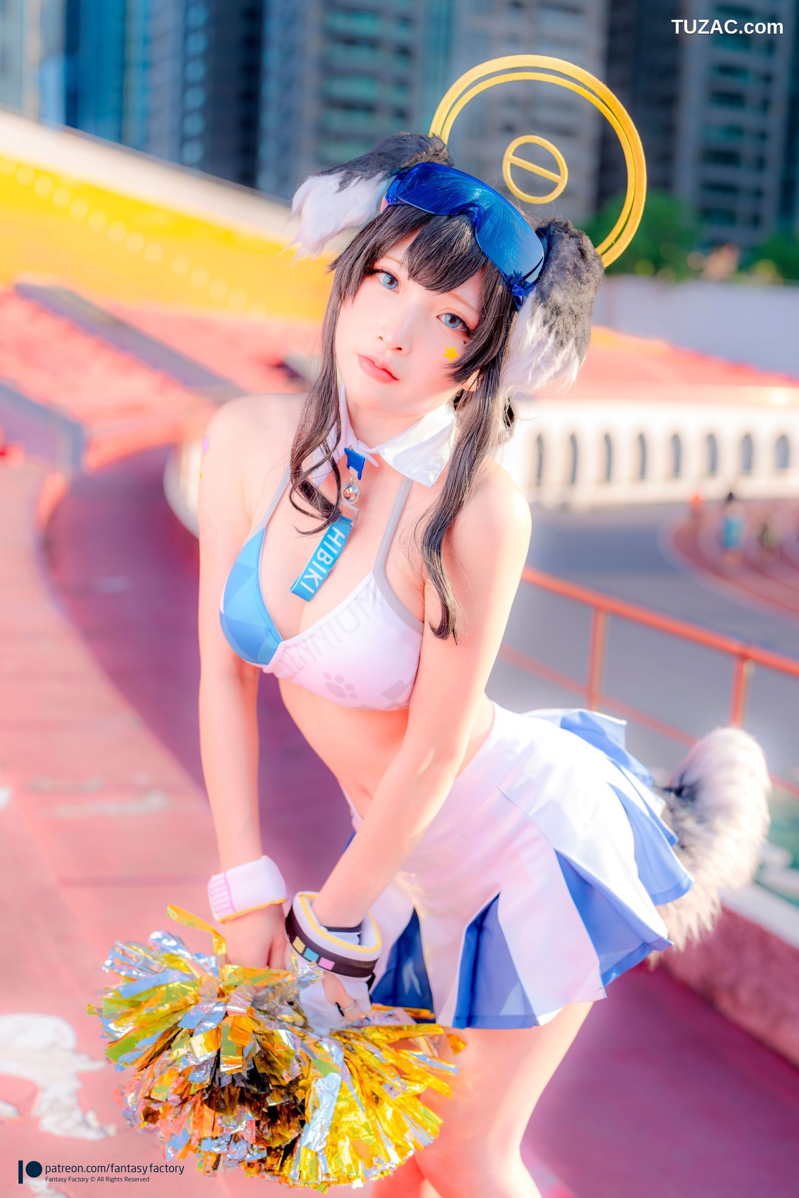 Fantasy-Factory-小丁Ding-《蔚蓝档案》-猫冢响-啦啦队服-Hibiki-Cheerleader