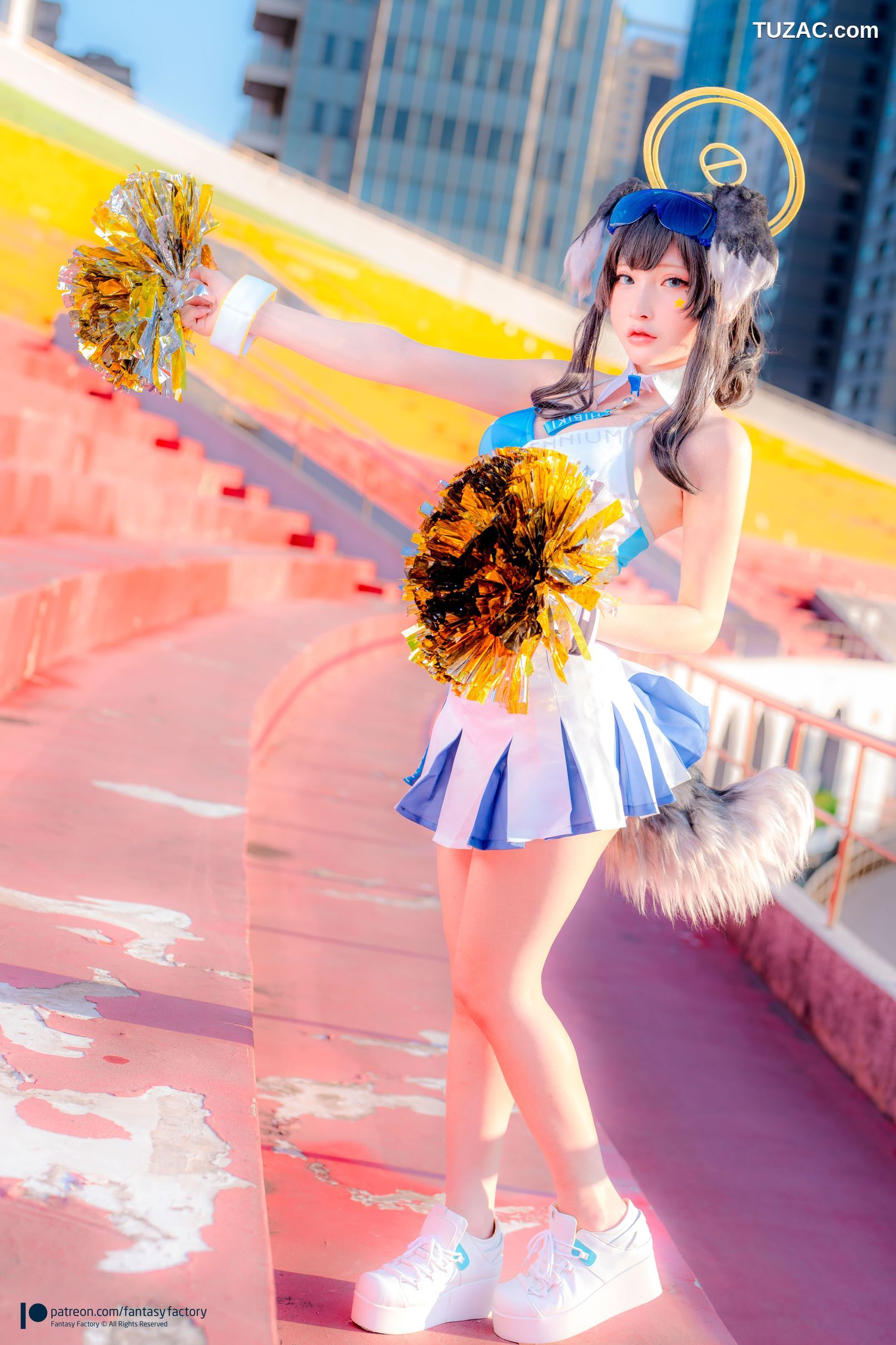 Fantasy-Factory-小丁Ding-《蔚蓝档案》-猫冢响-啦啦队服-Hibiki-Cheerleader