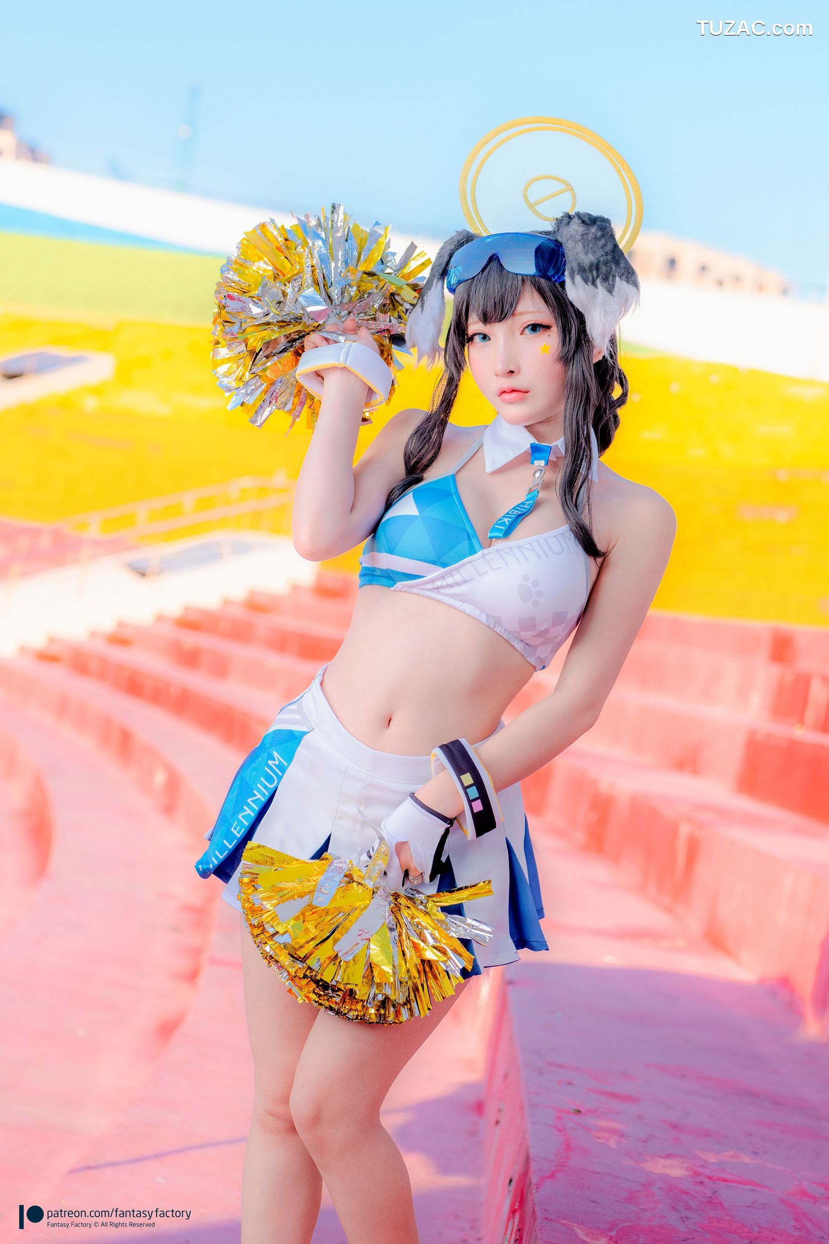 Fantasy-Factory-小丁Ding-《蔚蓝档案》-猫冢响-啦啦队服-Hibiki-Cheerleader